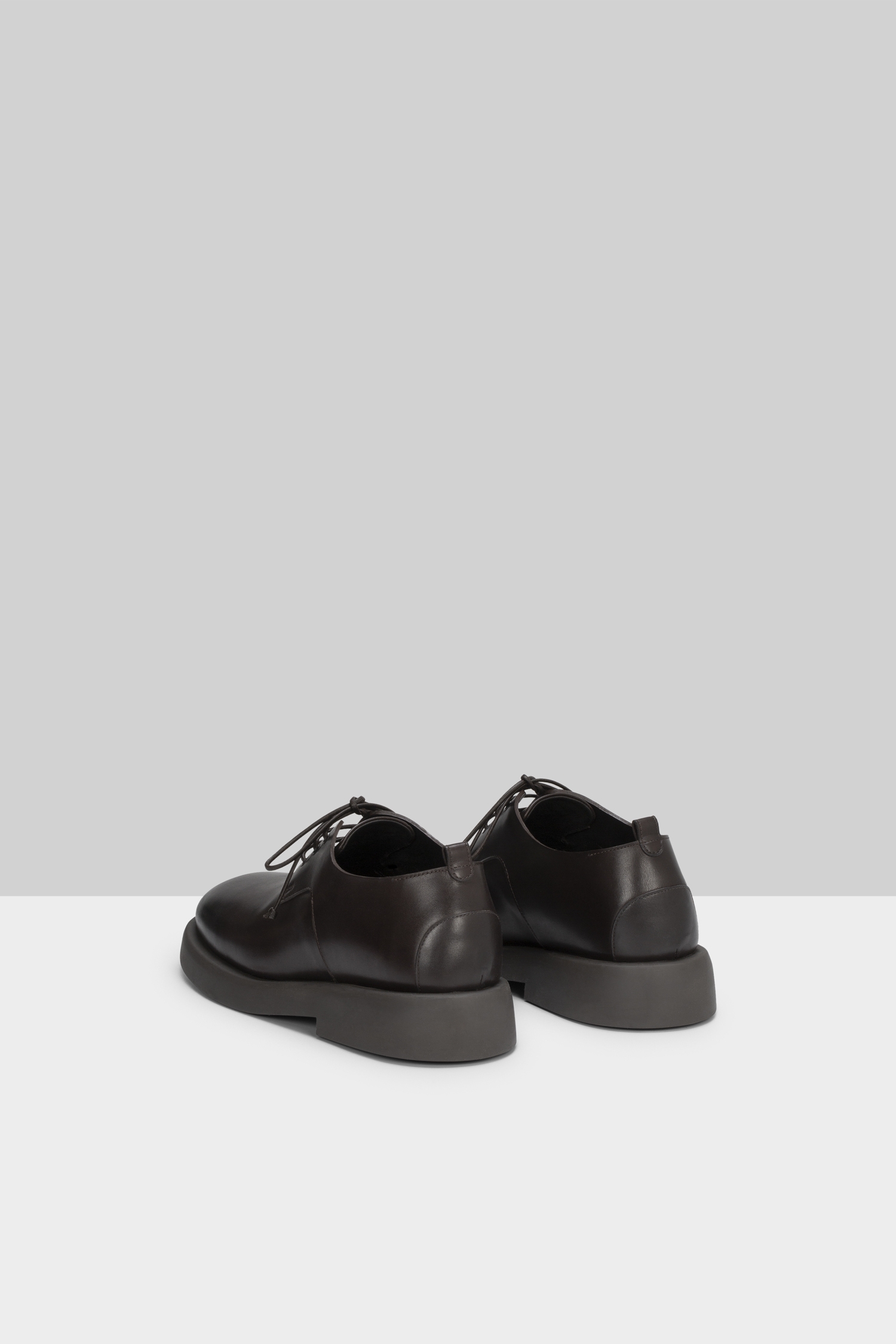 Gommello Dark Brown Derby Shoes