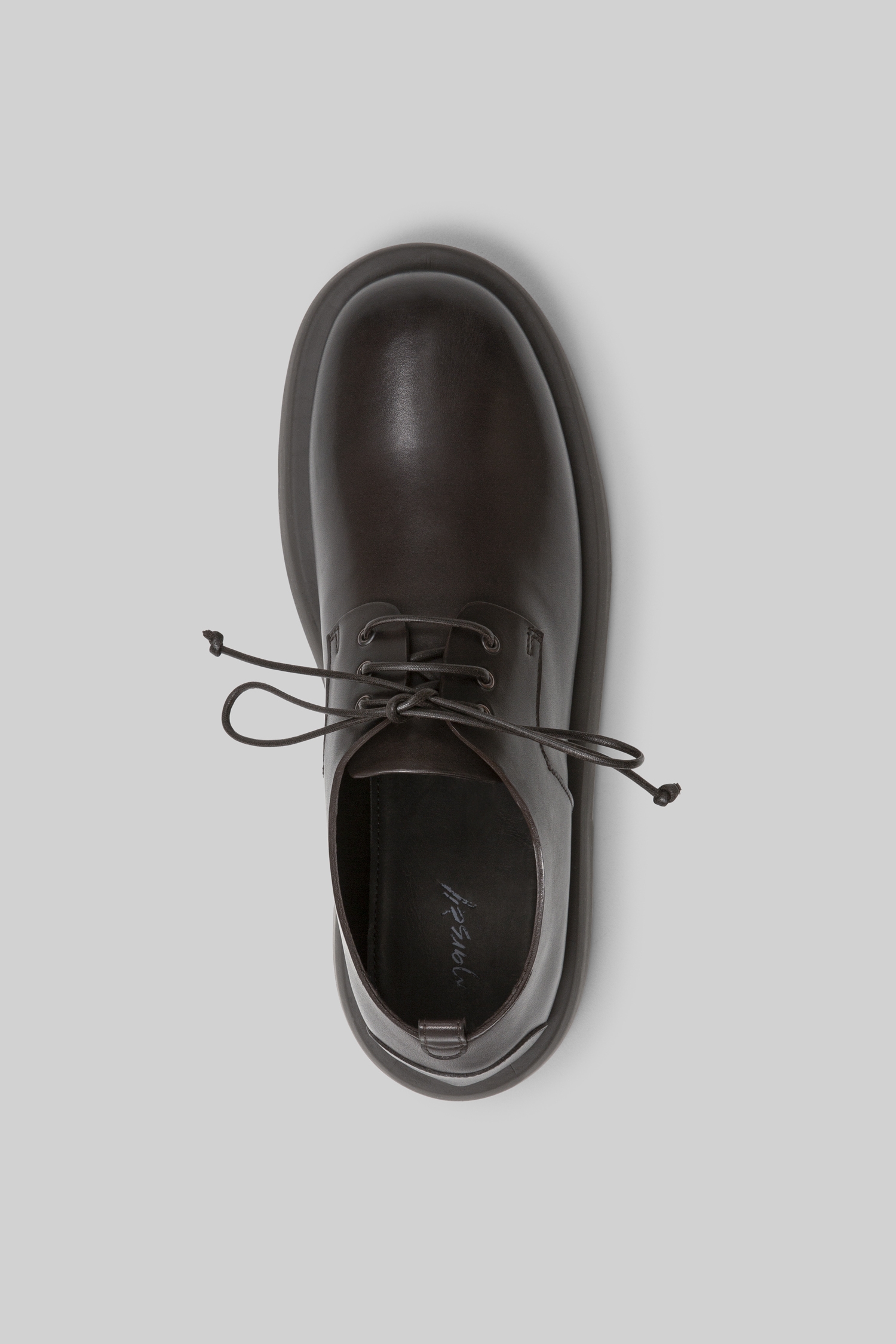 Gommello Dark Brown Derby Shoes