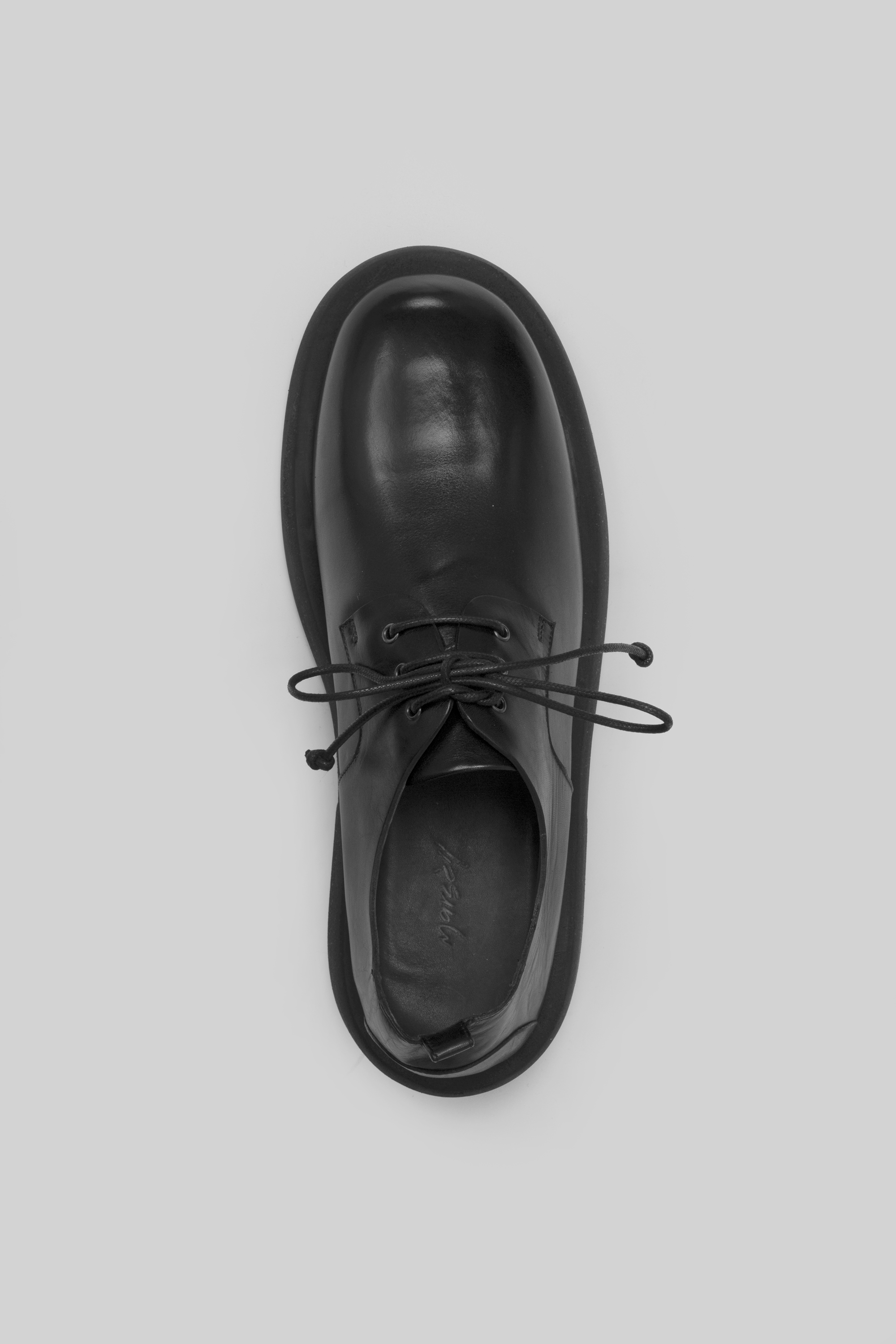 Gommello Black Derby Shoes