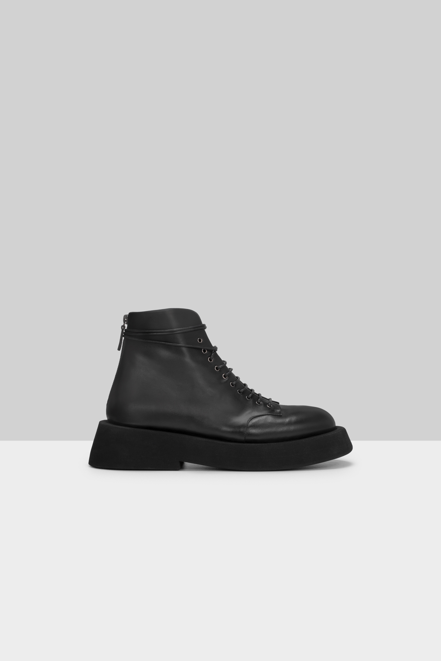 Gommellone Lace Up Ankle Boot Black
