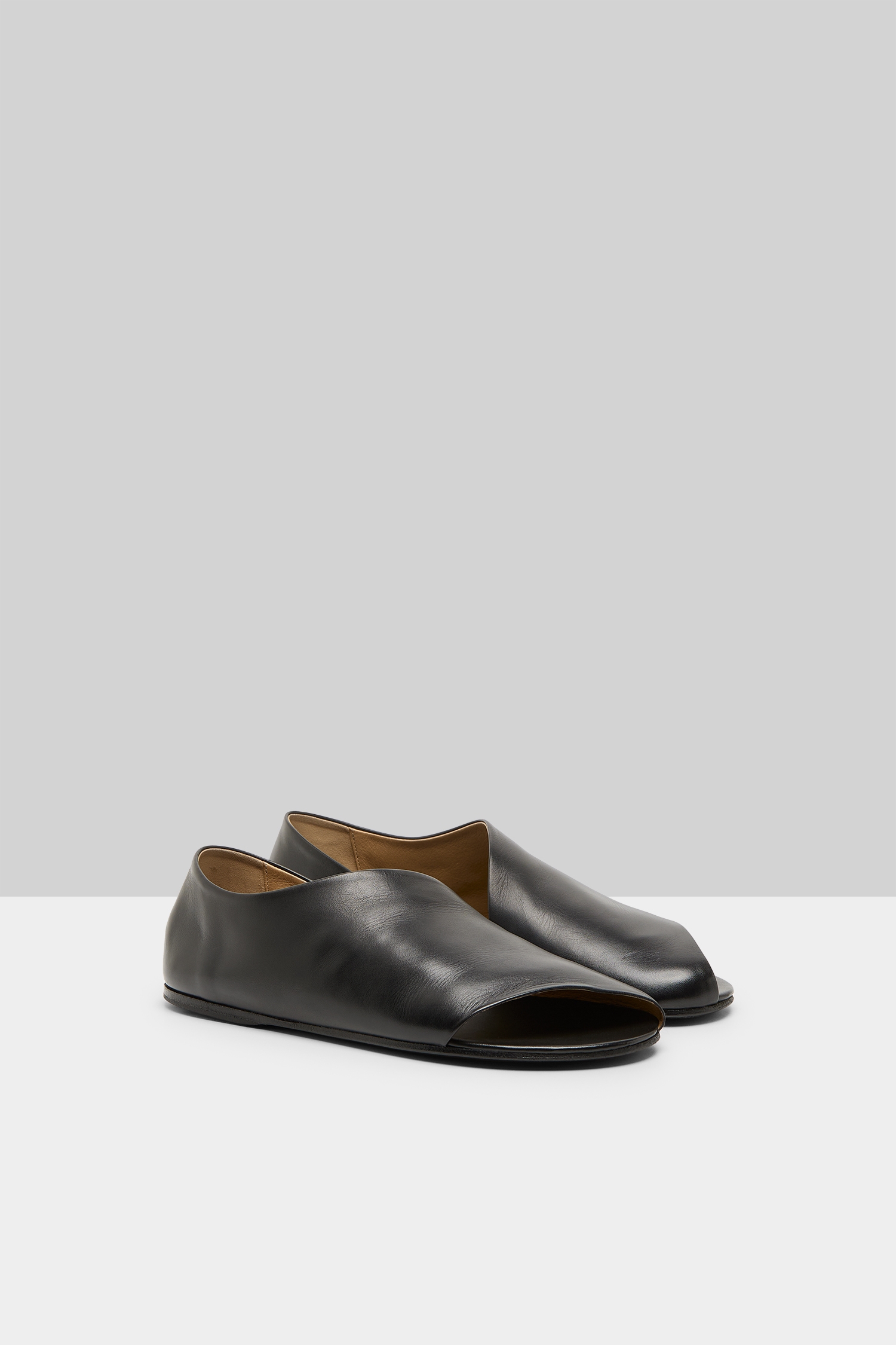 Arsella Black Slip On Shoes