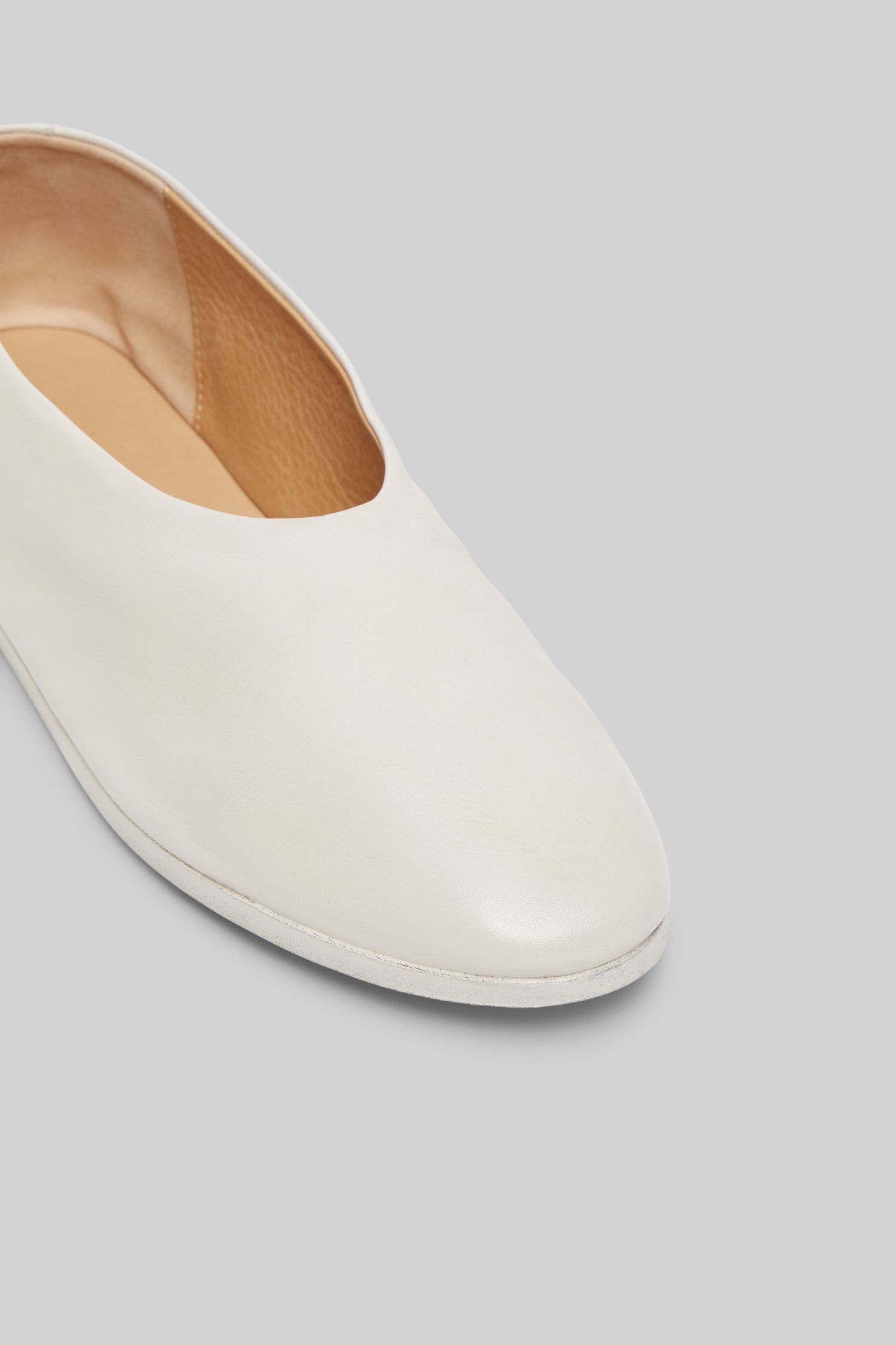 Coltellaccio Mist Leather Ballerina Shoes