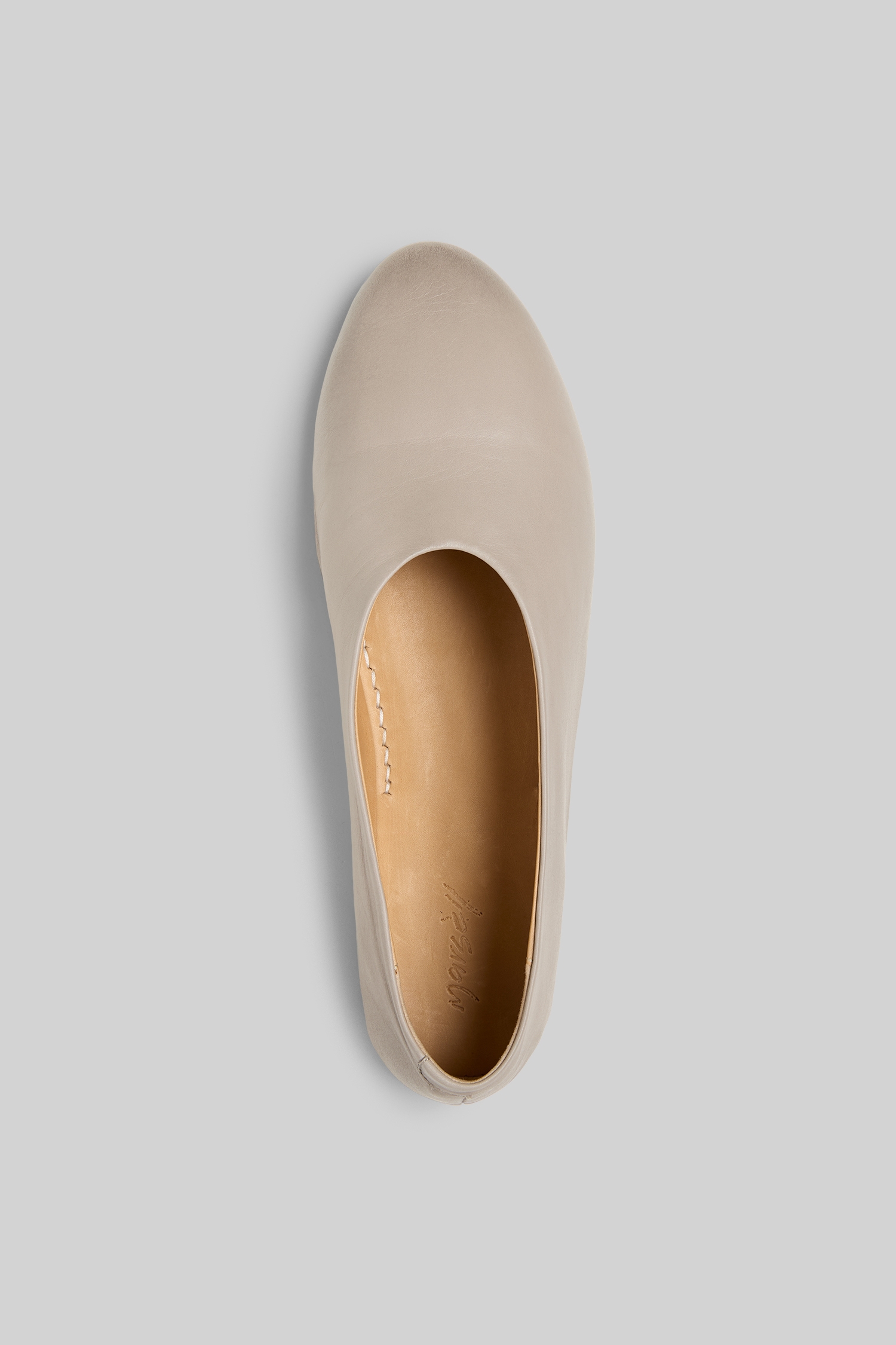 Coltellaccio Clay Leather Ballerina Shoes