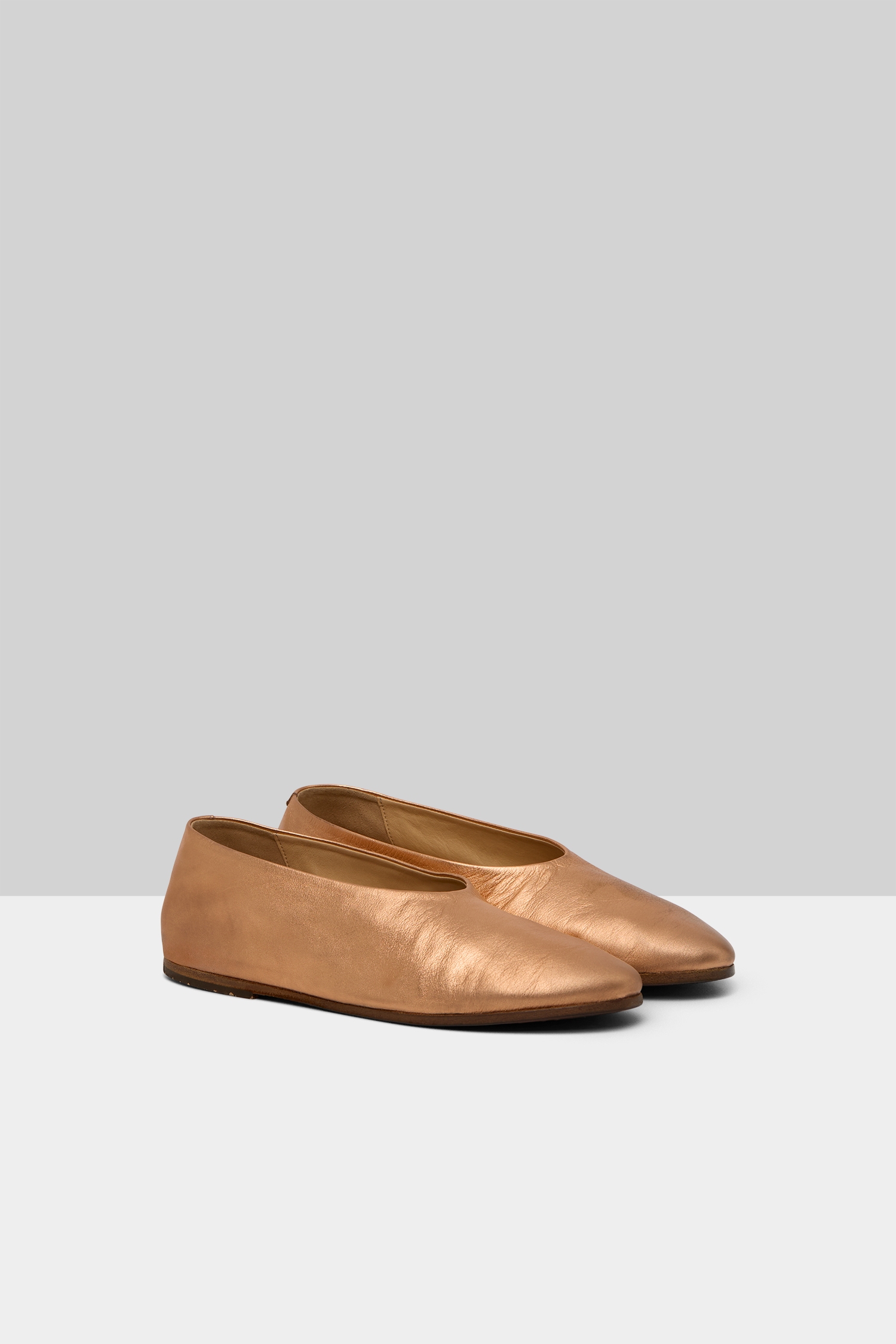 Coltellaccio Copper Foil Ballerina Shoes