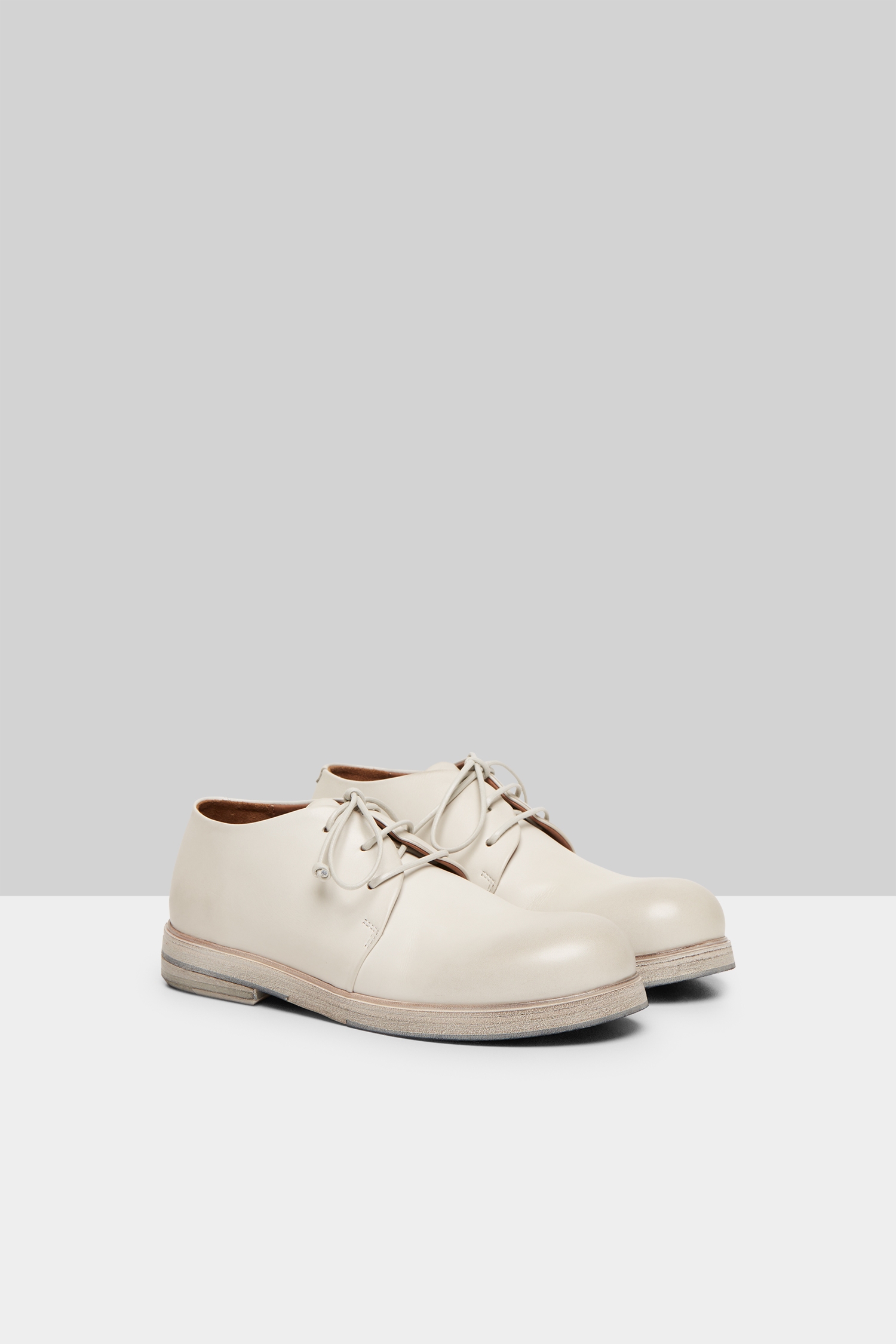 Zucca Zeppa Mist Leather Derby Shoes