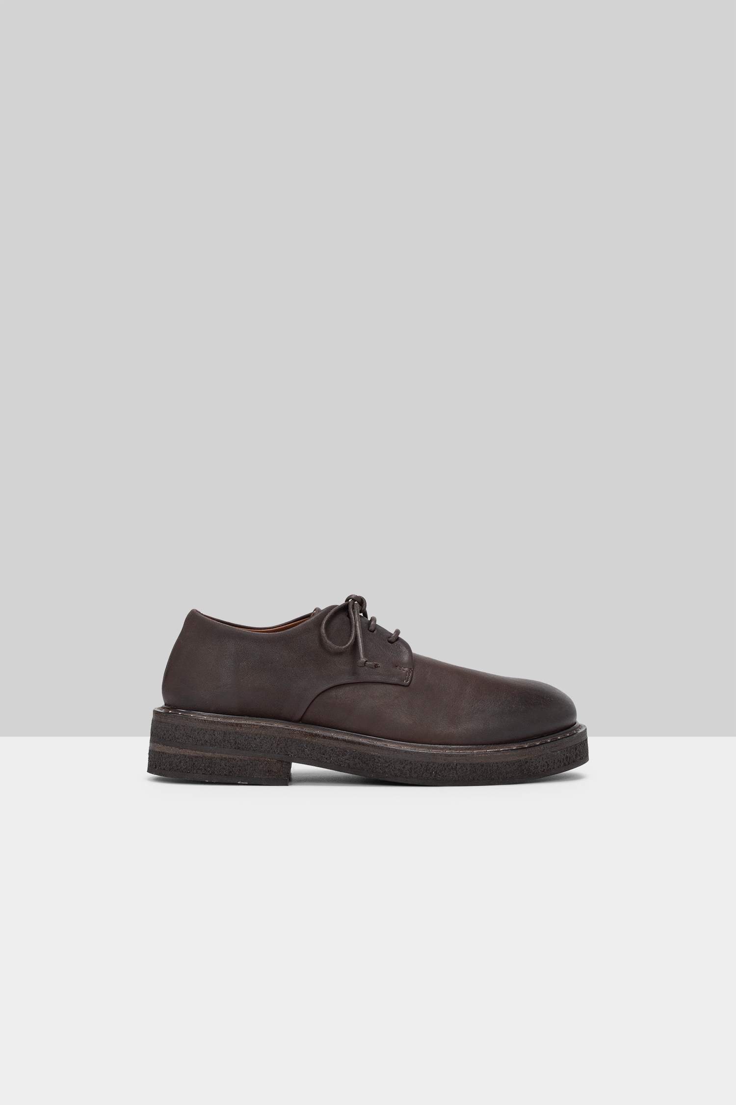 Parrucca Dark Brown Leather Derby Shoes