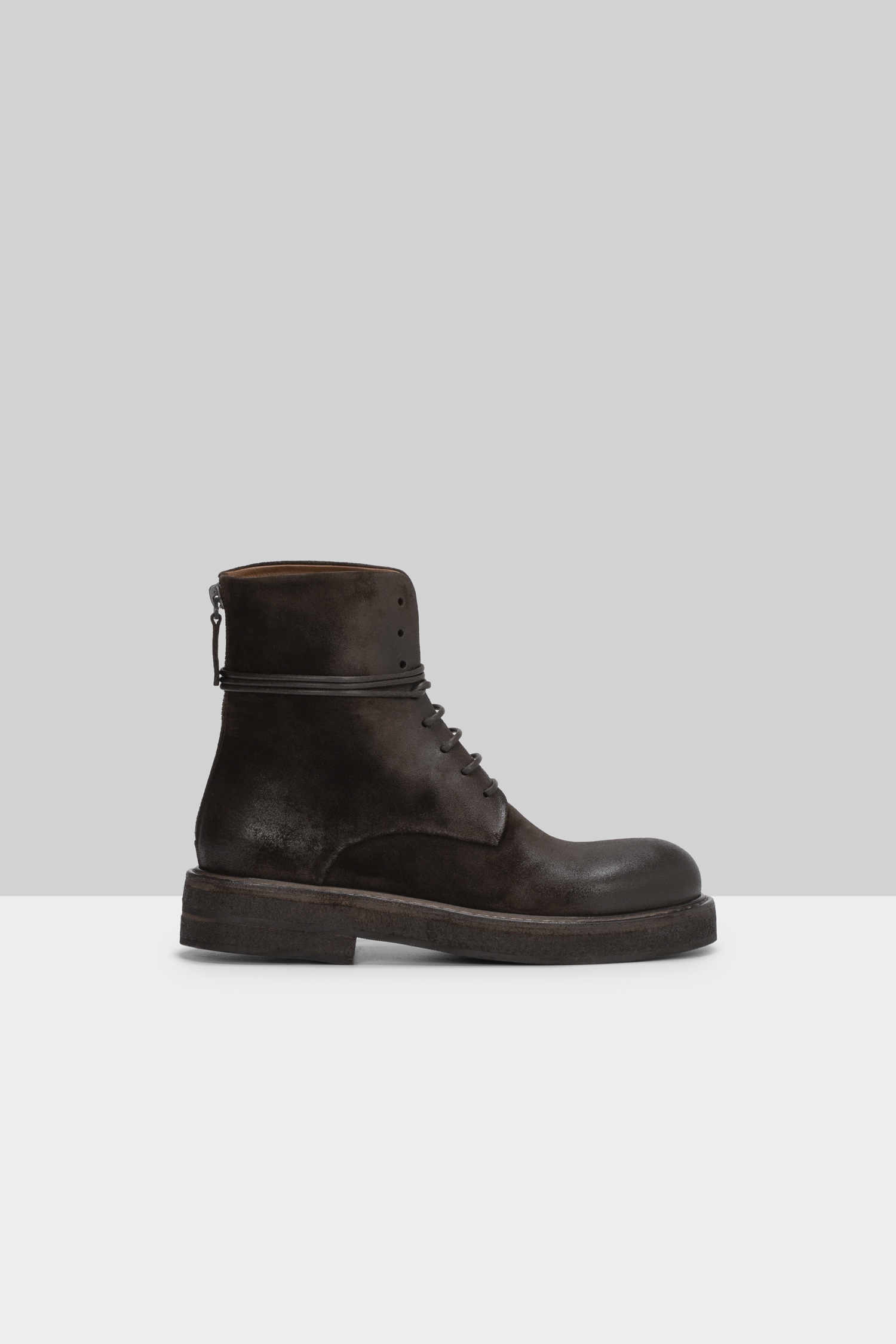 Parrucca Ankle Boot Dark Chocolate