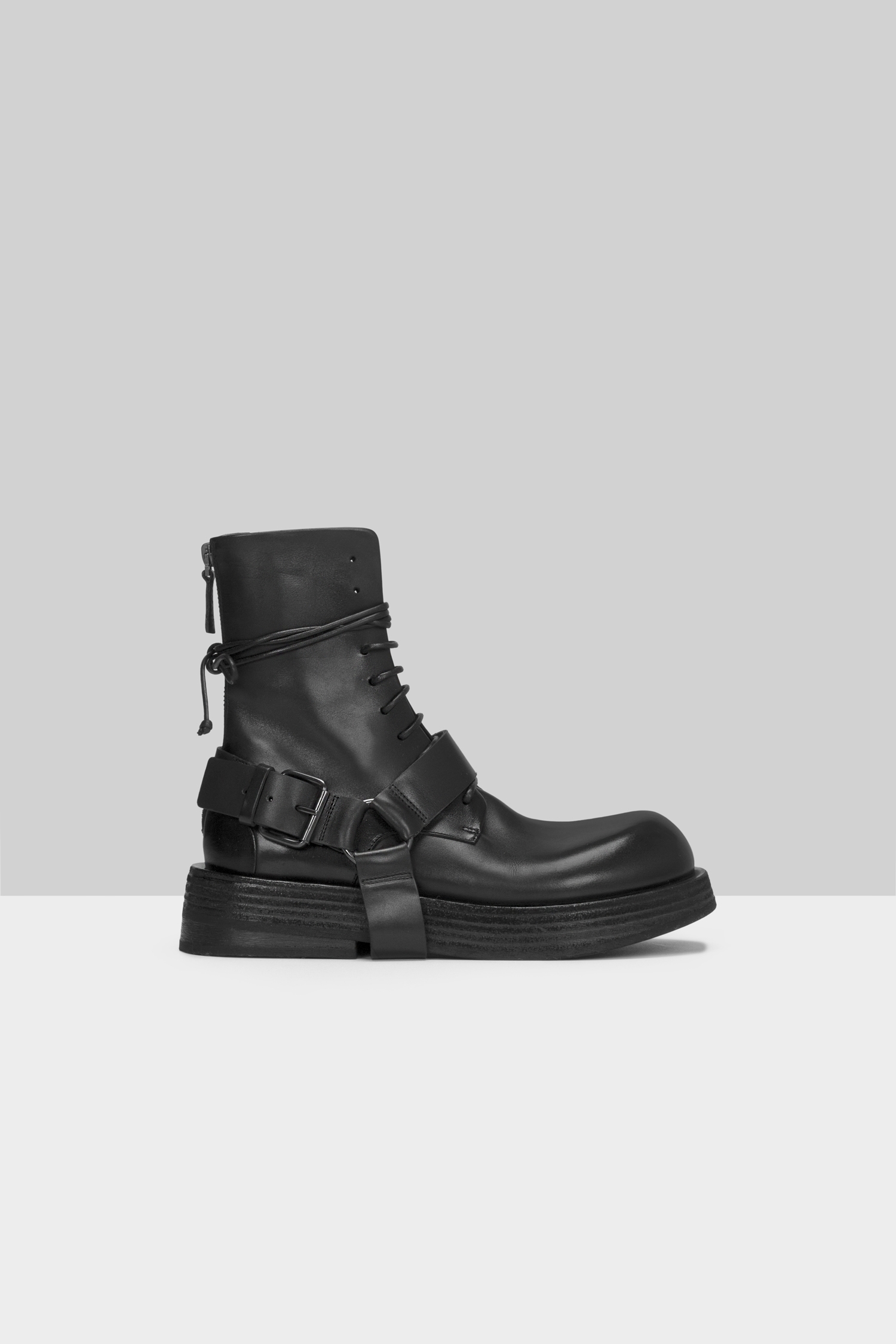 Musona Black Combat Boots