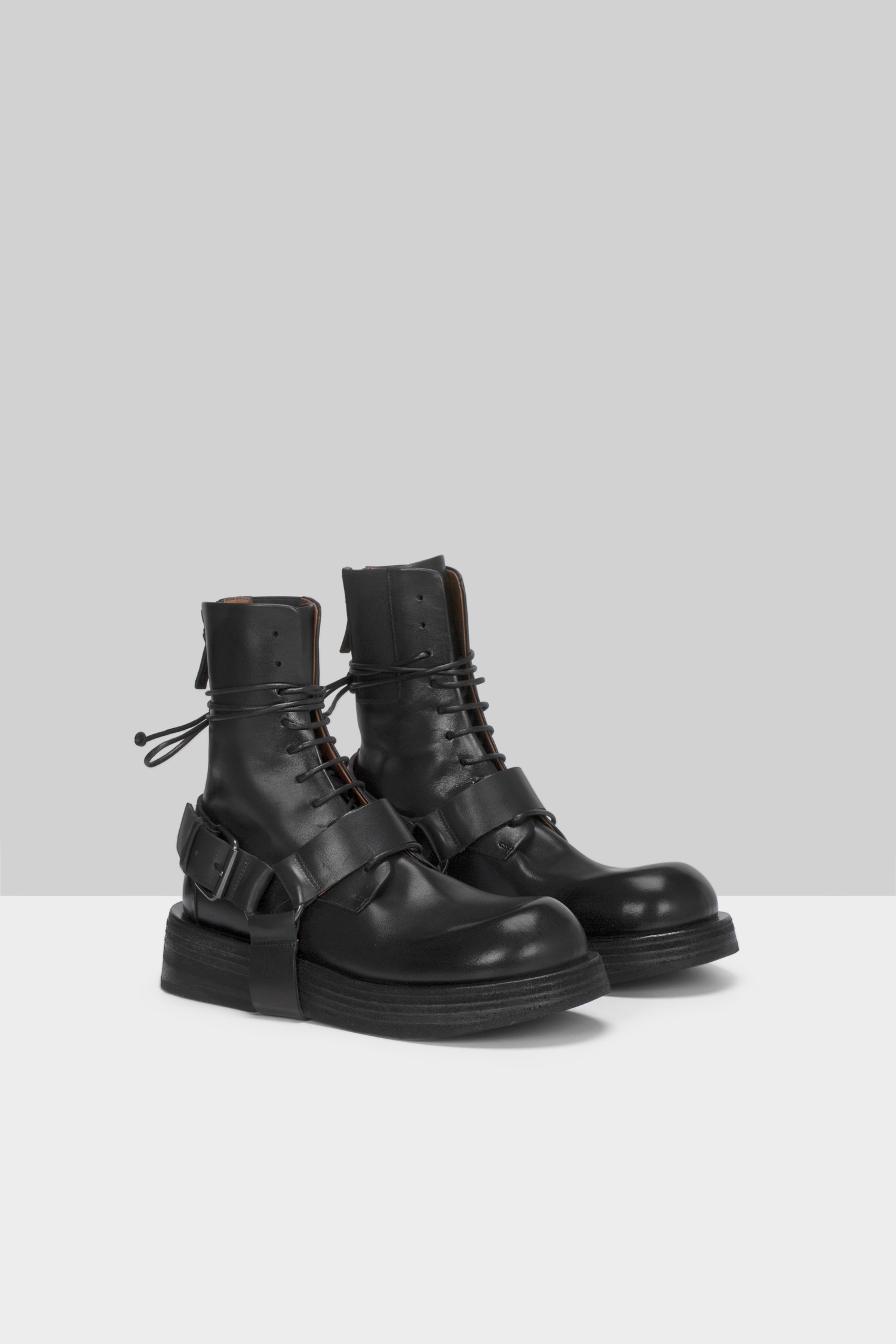 Musona Black Combat Boots