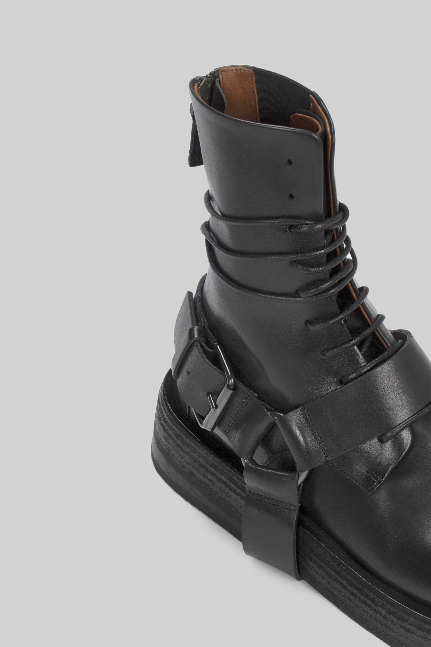 Musona Black Combat Boots
