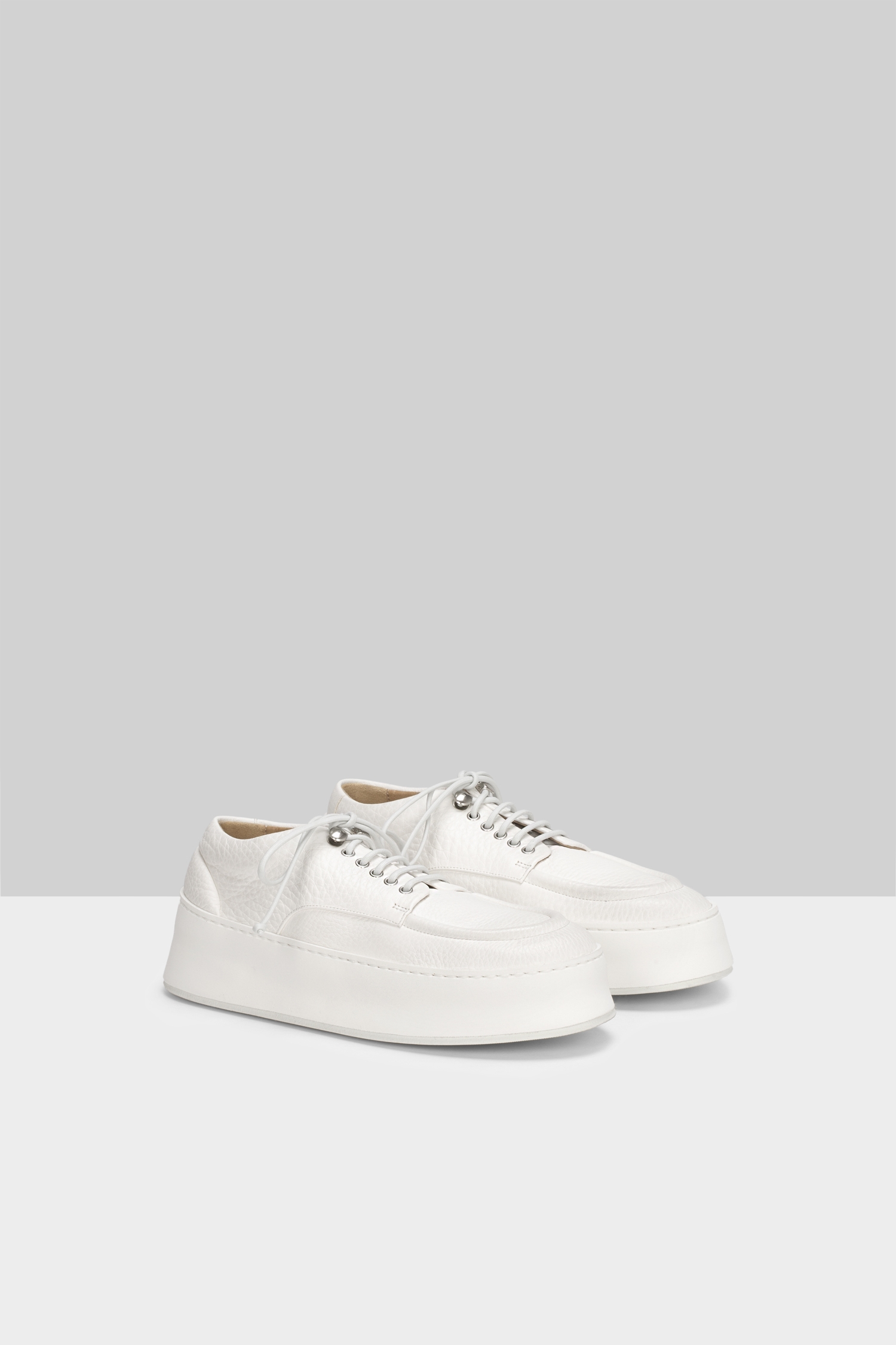 Cassapana Optical White Derby Shoes