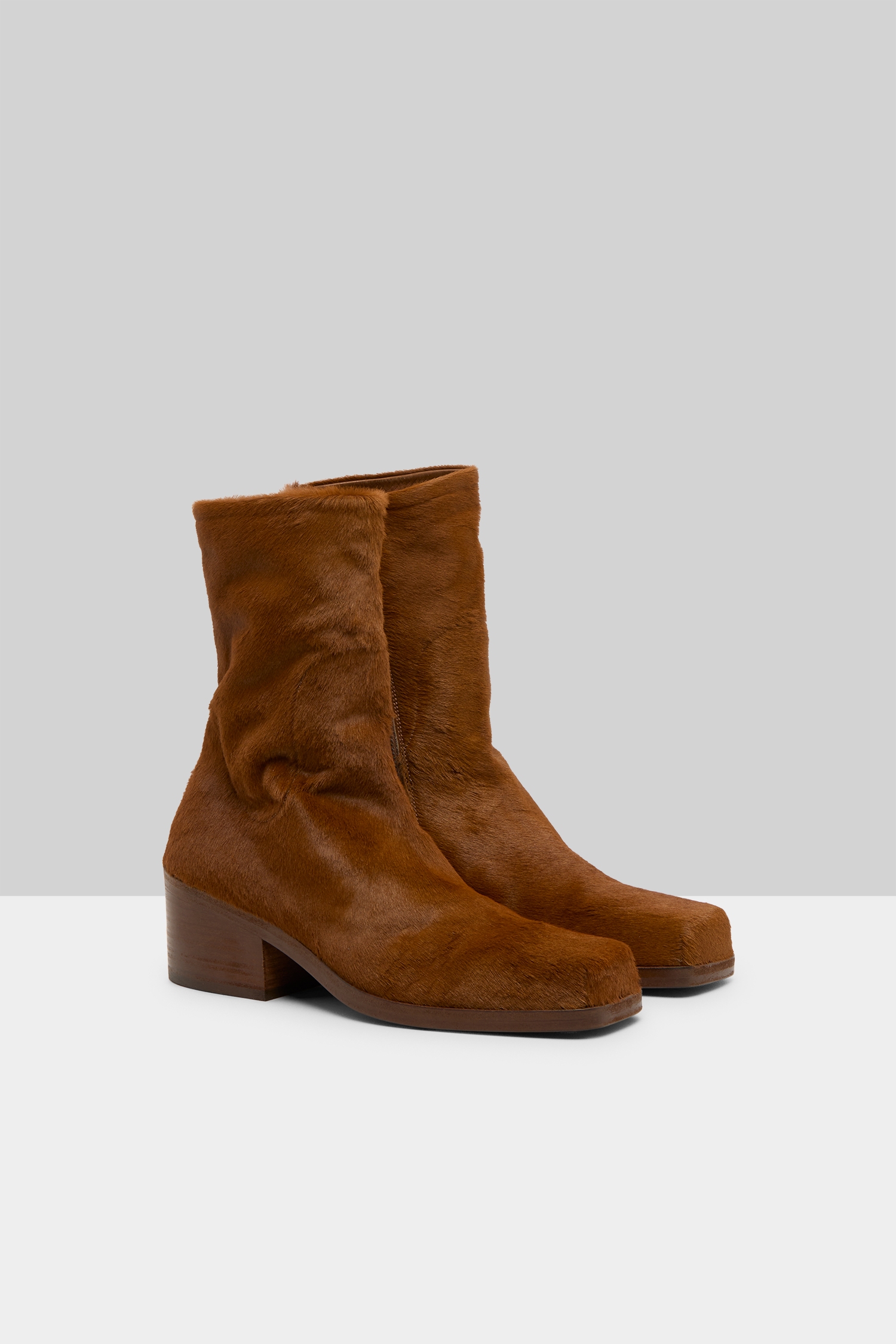Cassello Basalt Leather Ankle Boots