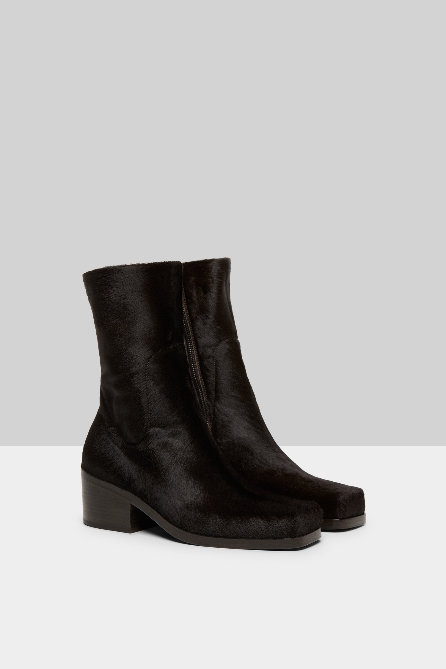Cassello Dark Brown Leather Ankle Boots