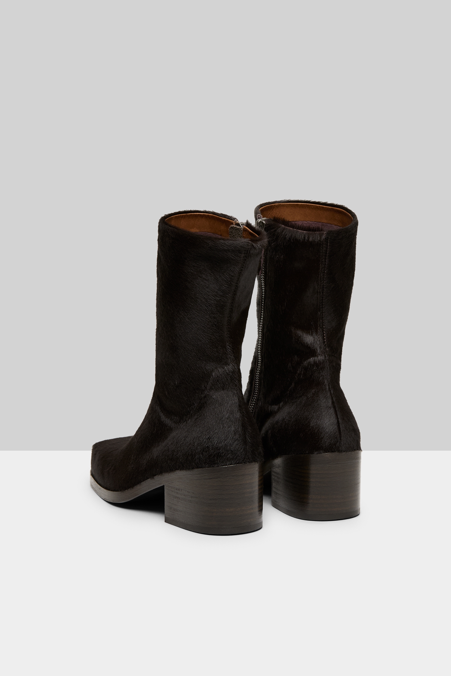 Cassello Dark Brown Leather Ankle Boots