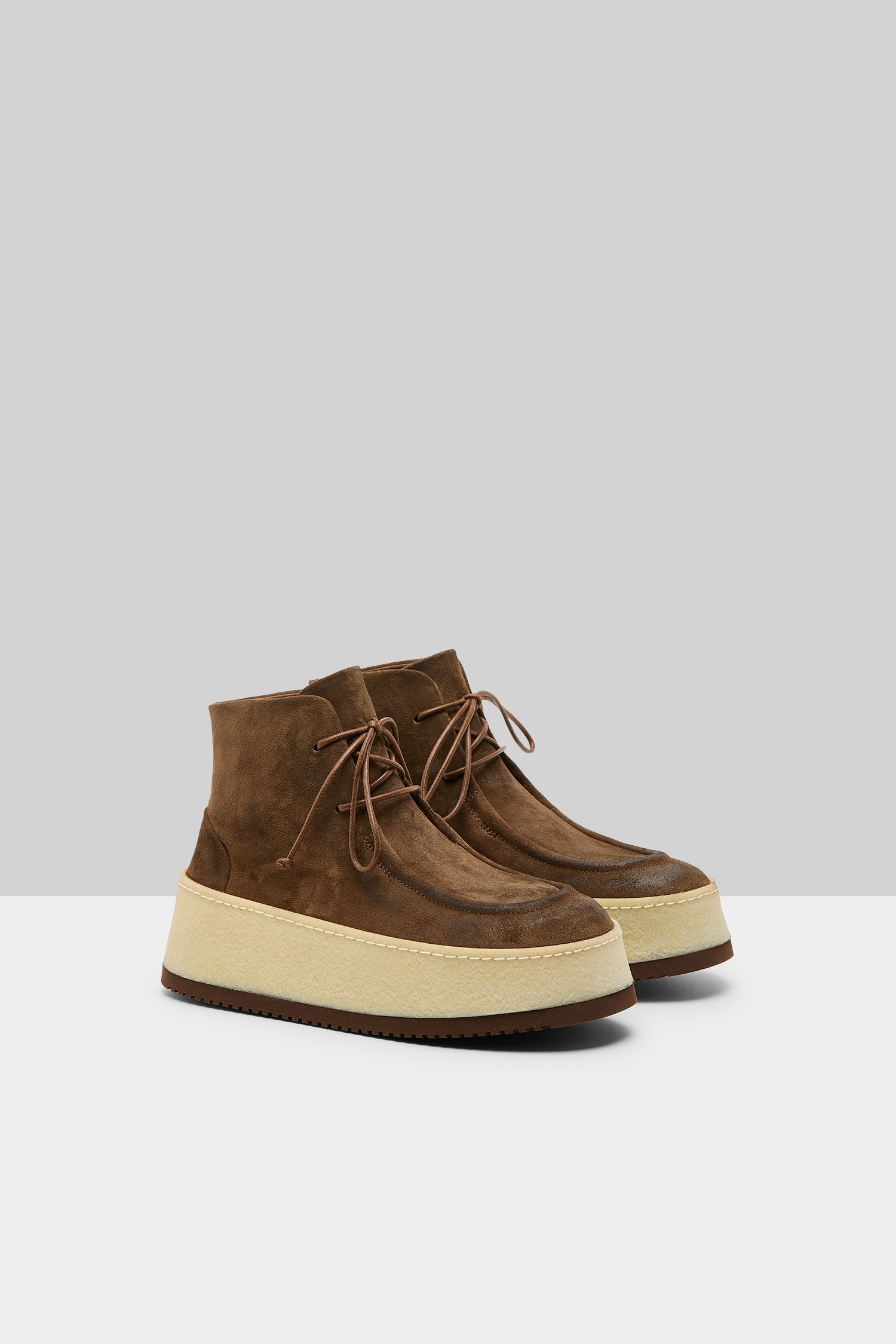 Parapana Chocolate Suede Ankle Boots