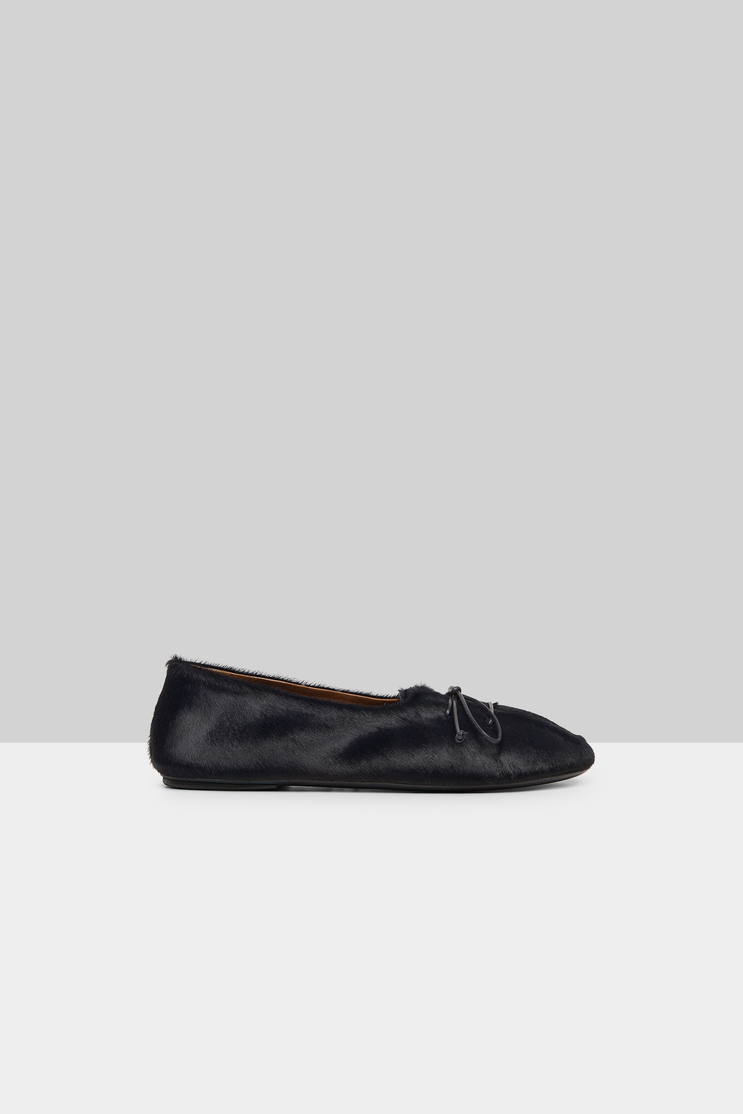 Girella Midnight Blue Leather Ballerina Shoes