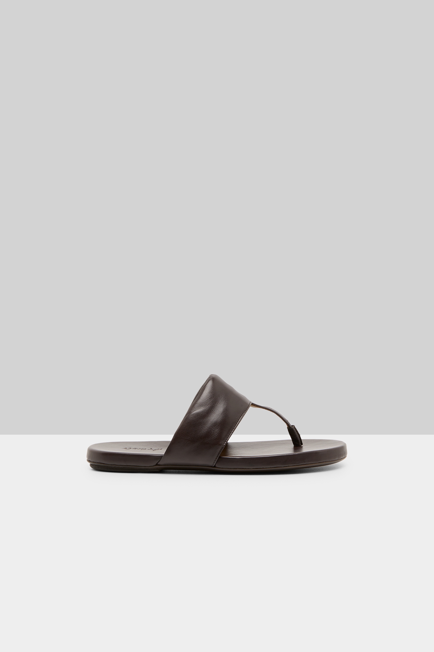 Spanciata Dark Brown Thong Sandals