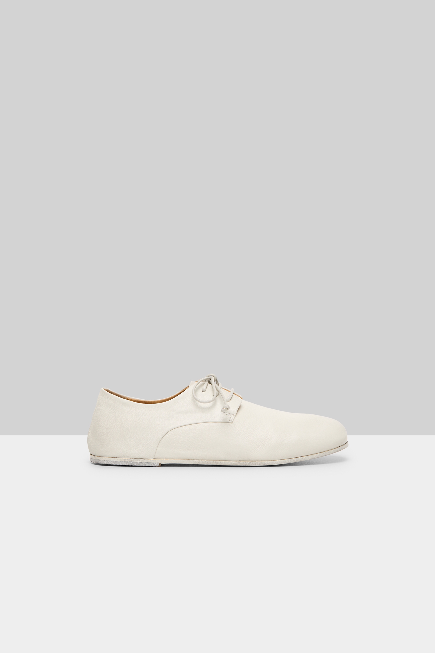 Steccoblocco Optical White Leather Derby Shoes