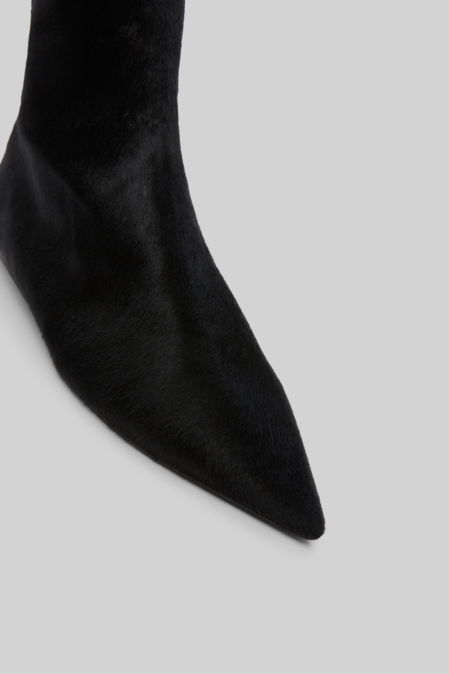 Ago Black Leather Ankle Boots