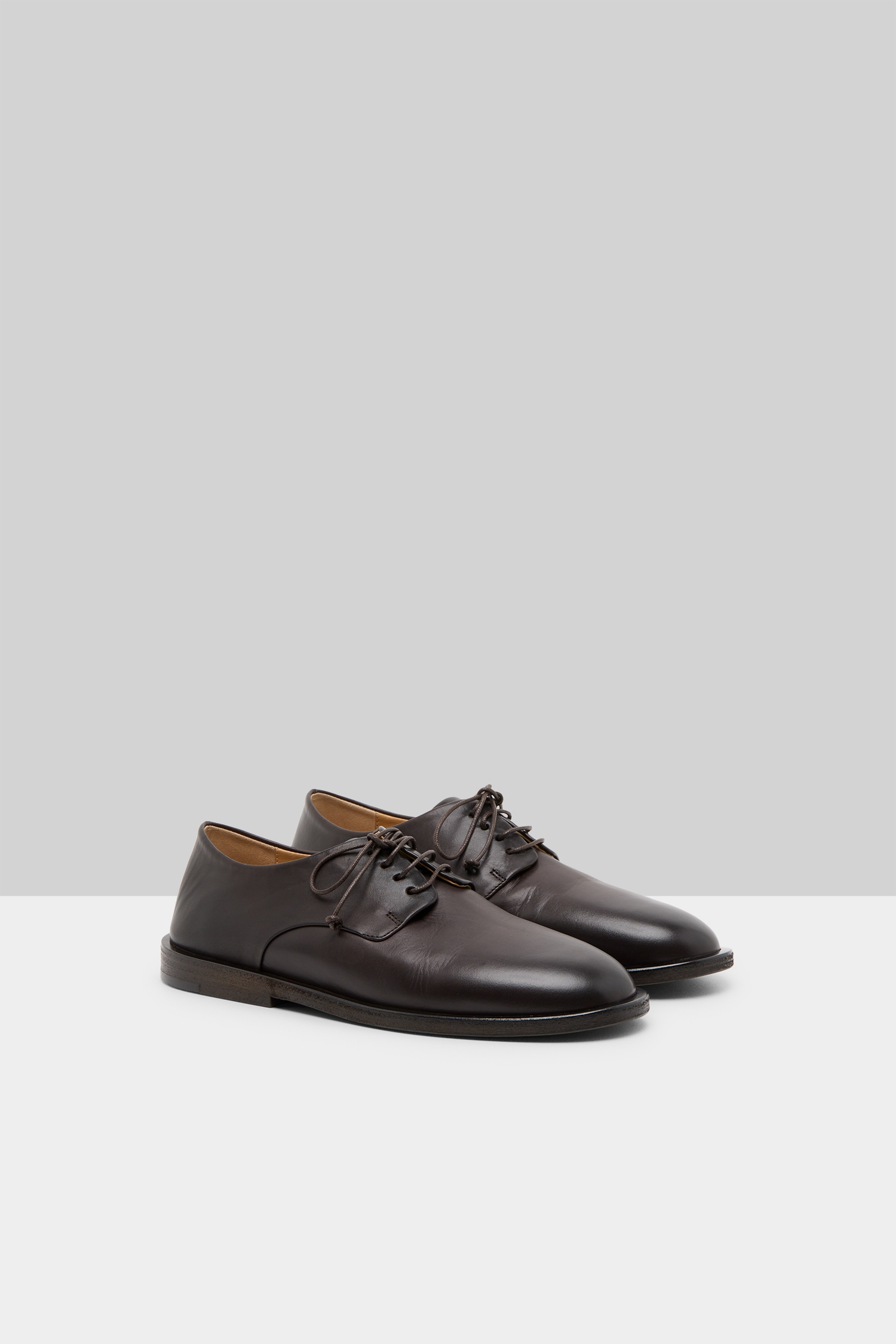 Mando Dark Brown Derby Shoes