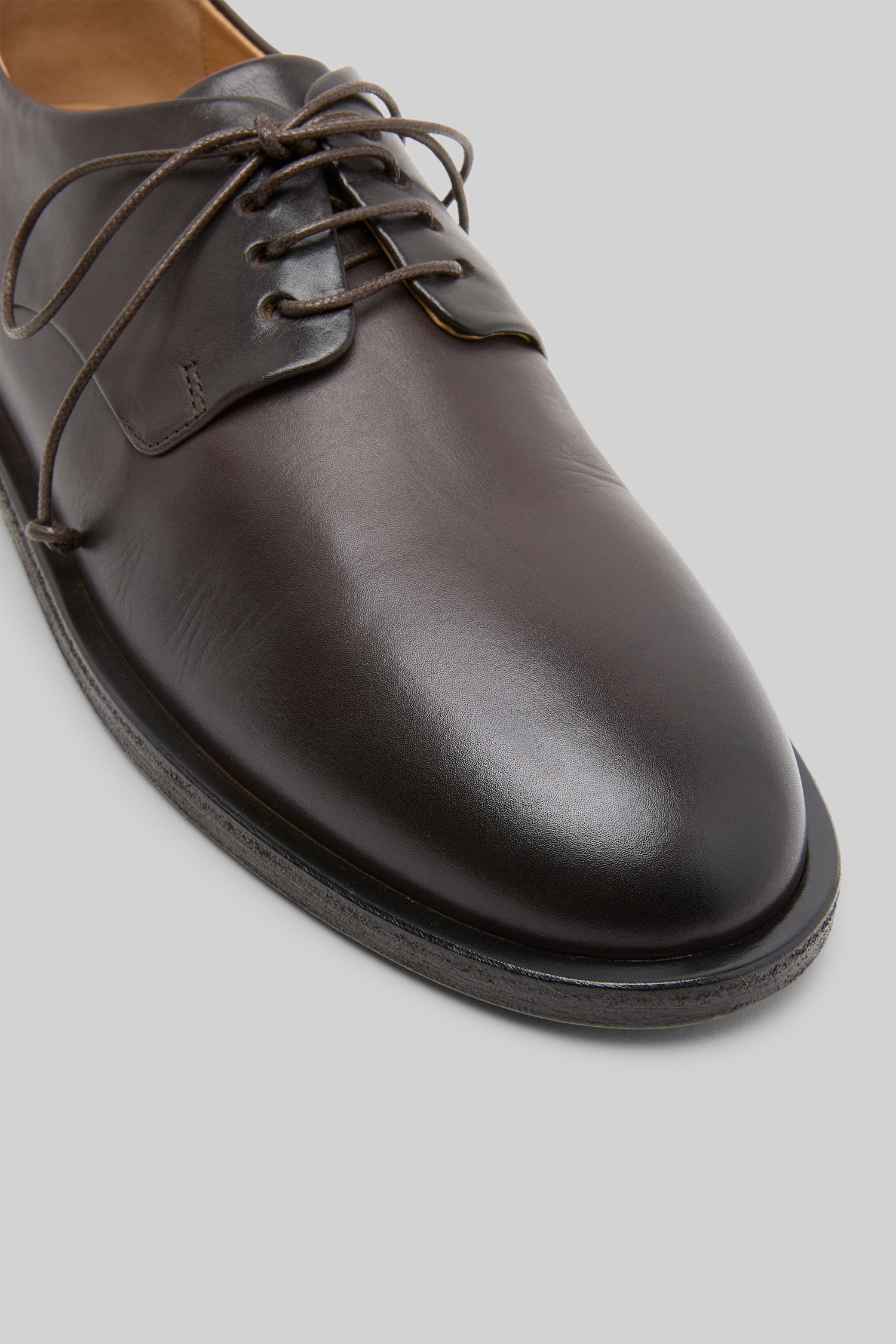 Mando Dark Brown Derby Shoes