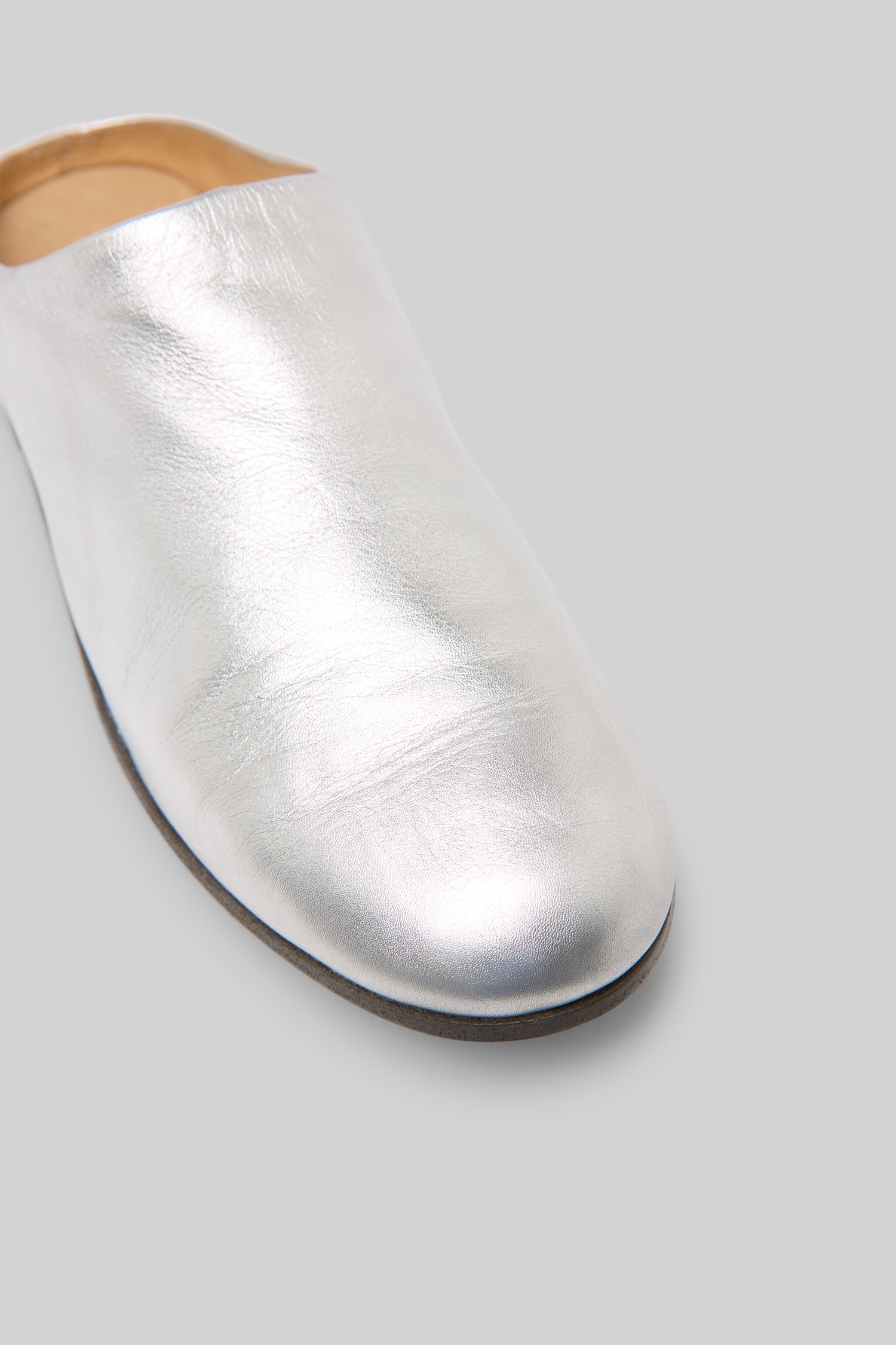 Steccoblocco Silver Foil Mule