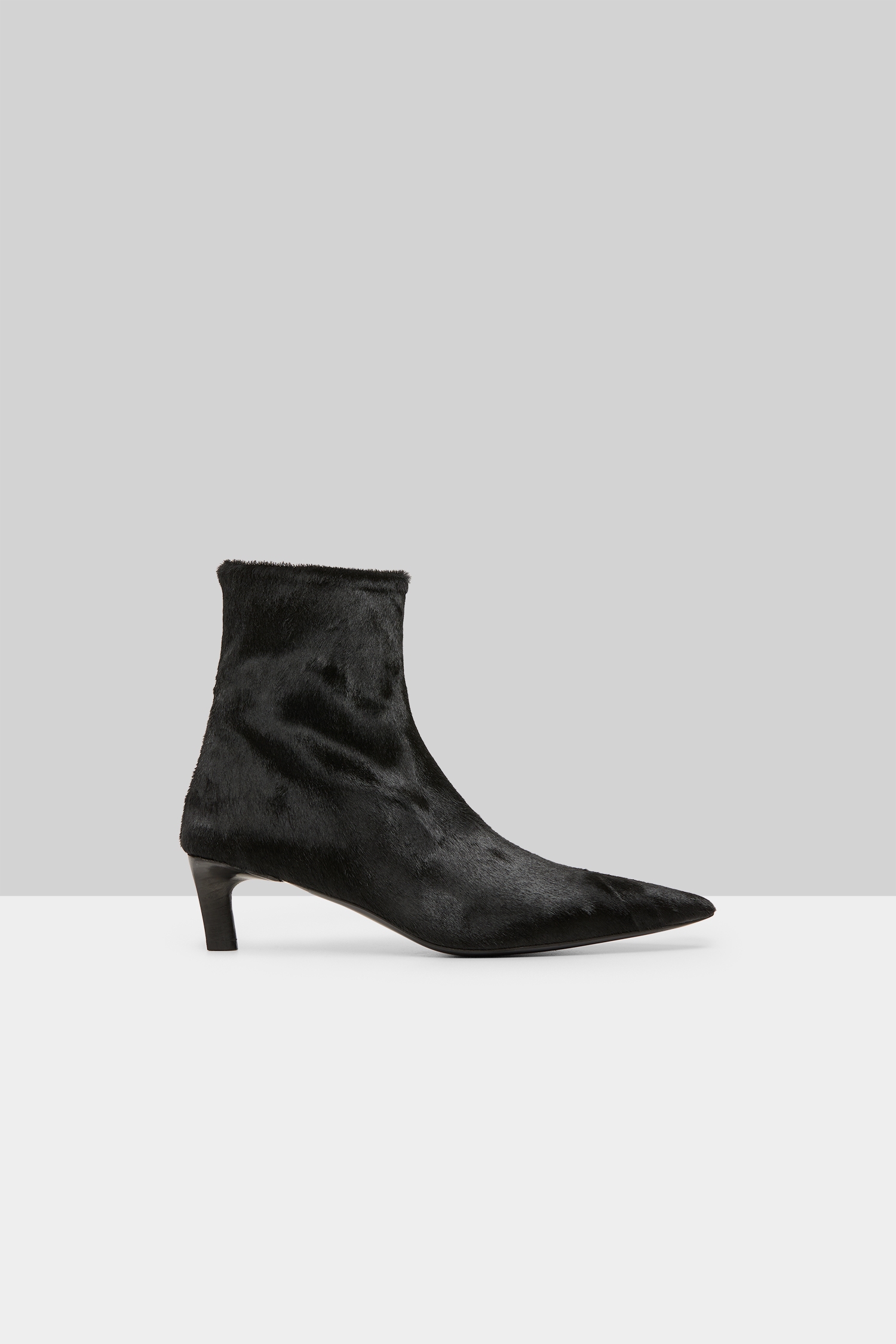 Aculeo Black Leather Ankle Boots