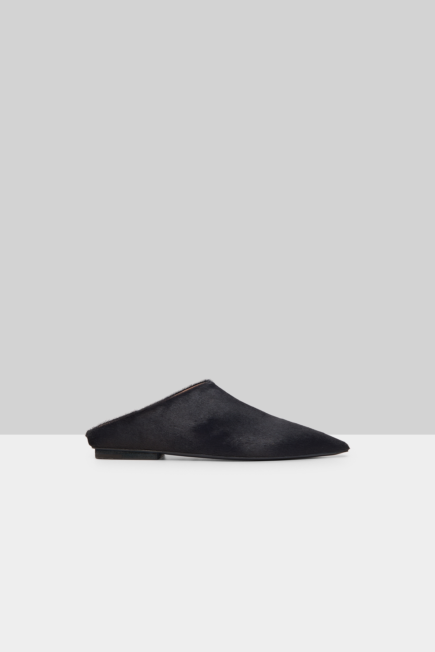 Ago Midnight Blue Leather Mule