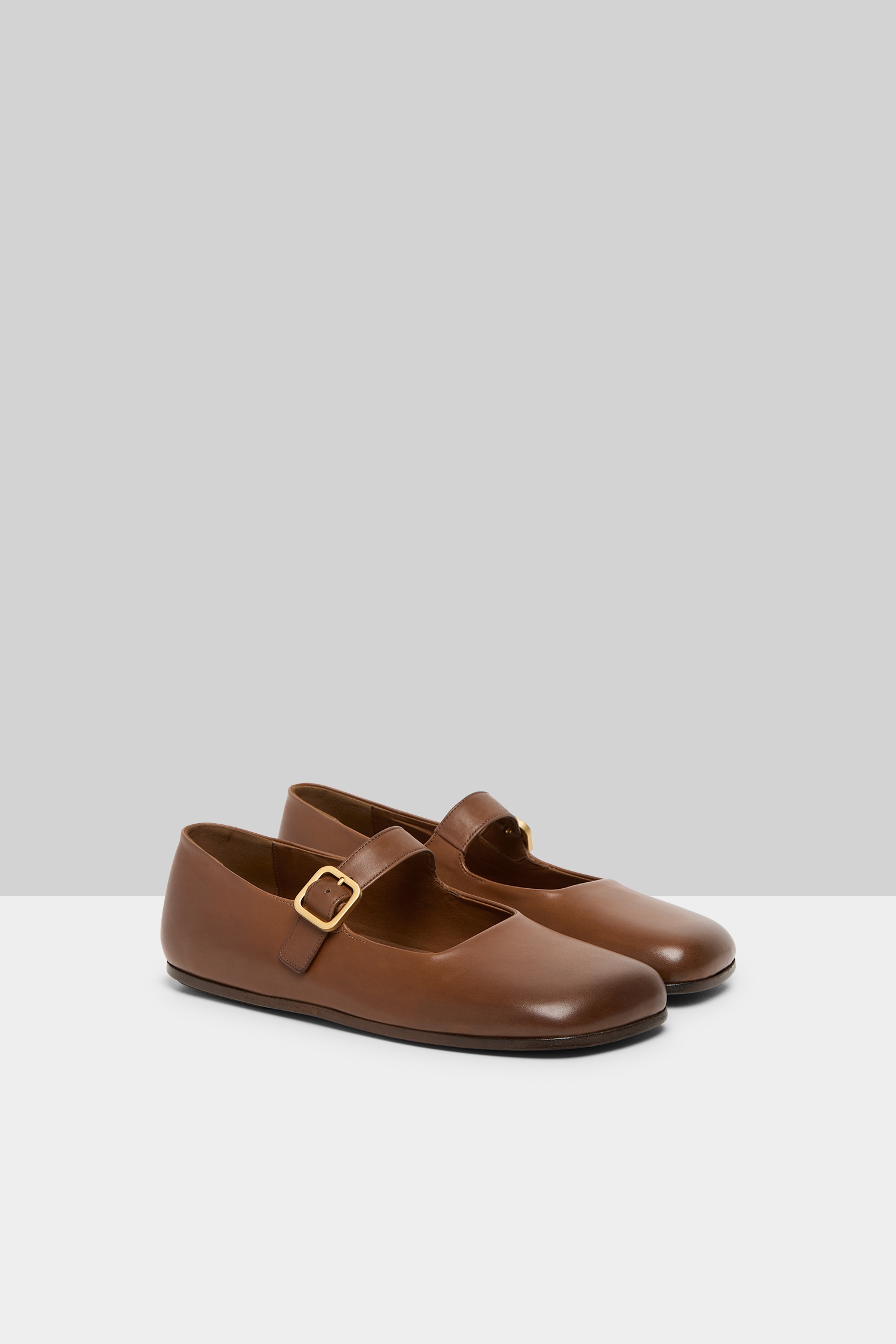Appiedi Basalt Leather Ballerina Shoes