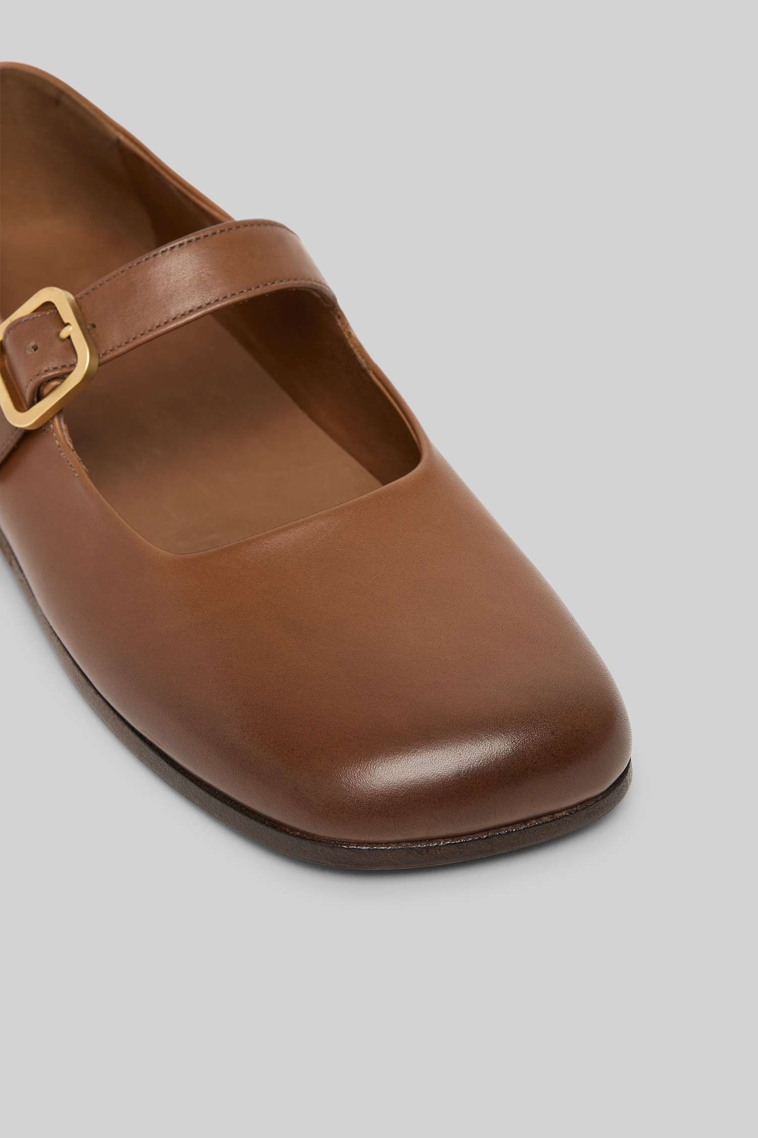 Appiedi Basalt Leather Ballerina Shoes