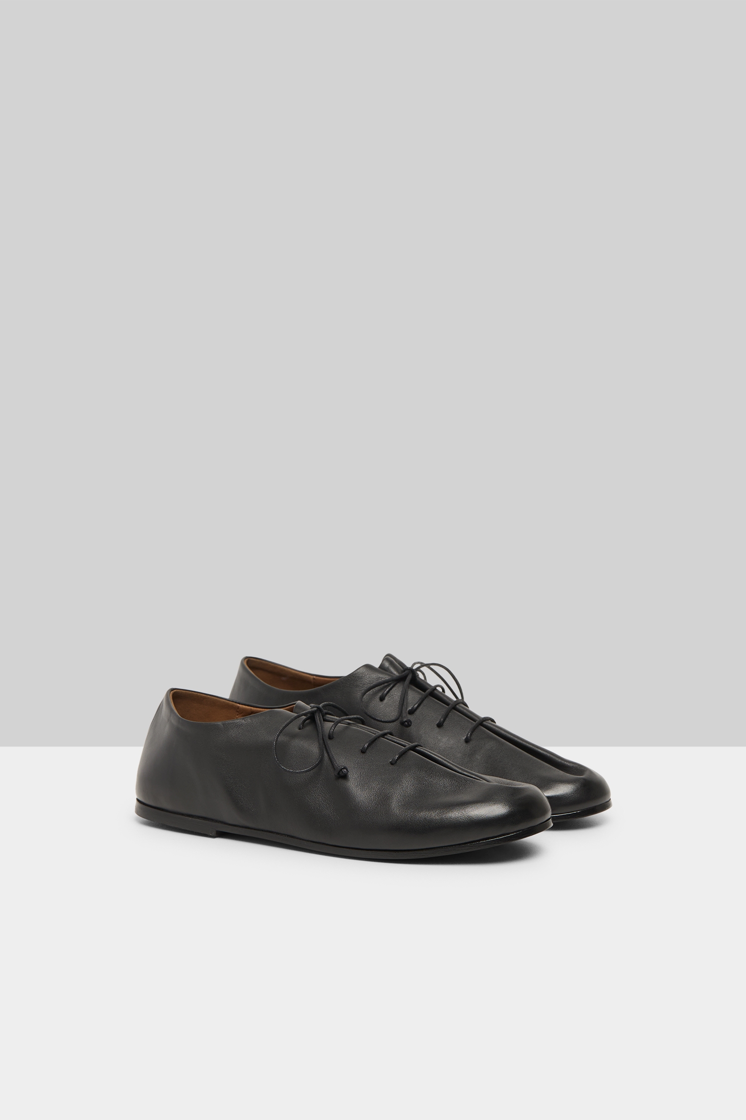 Steccoblocco Black Leather Derby Shoes