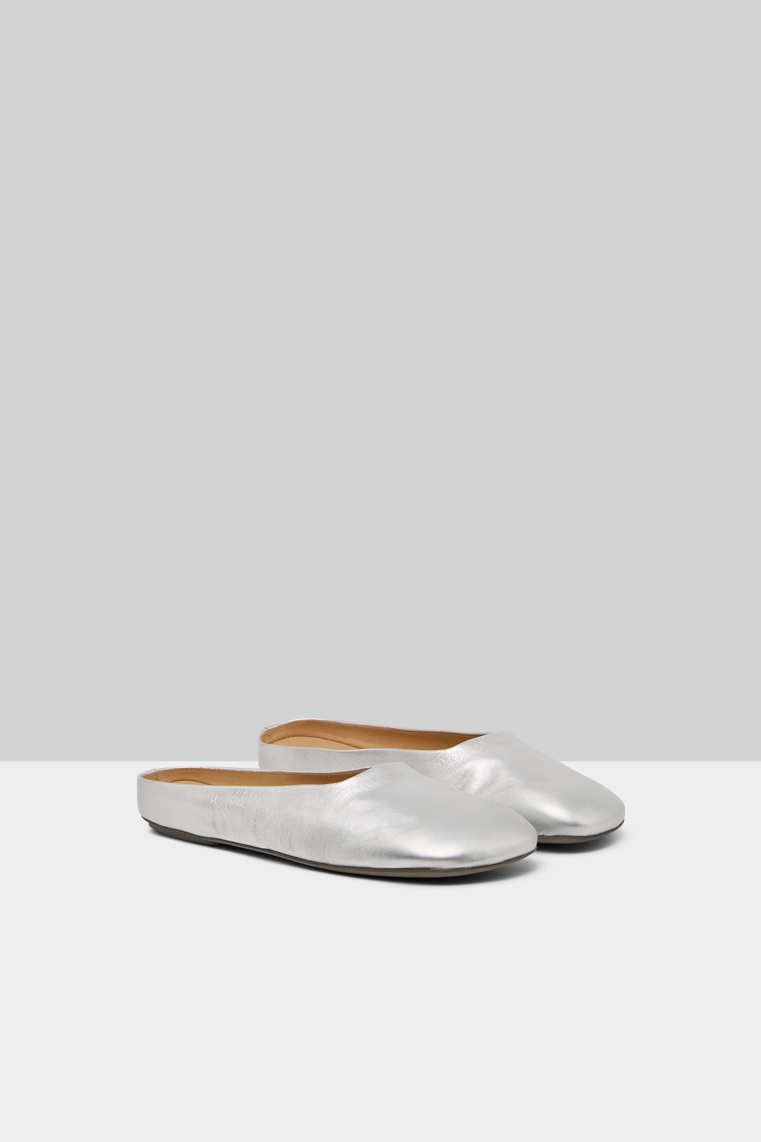 Bama Silver Foil Mule
