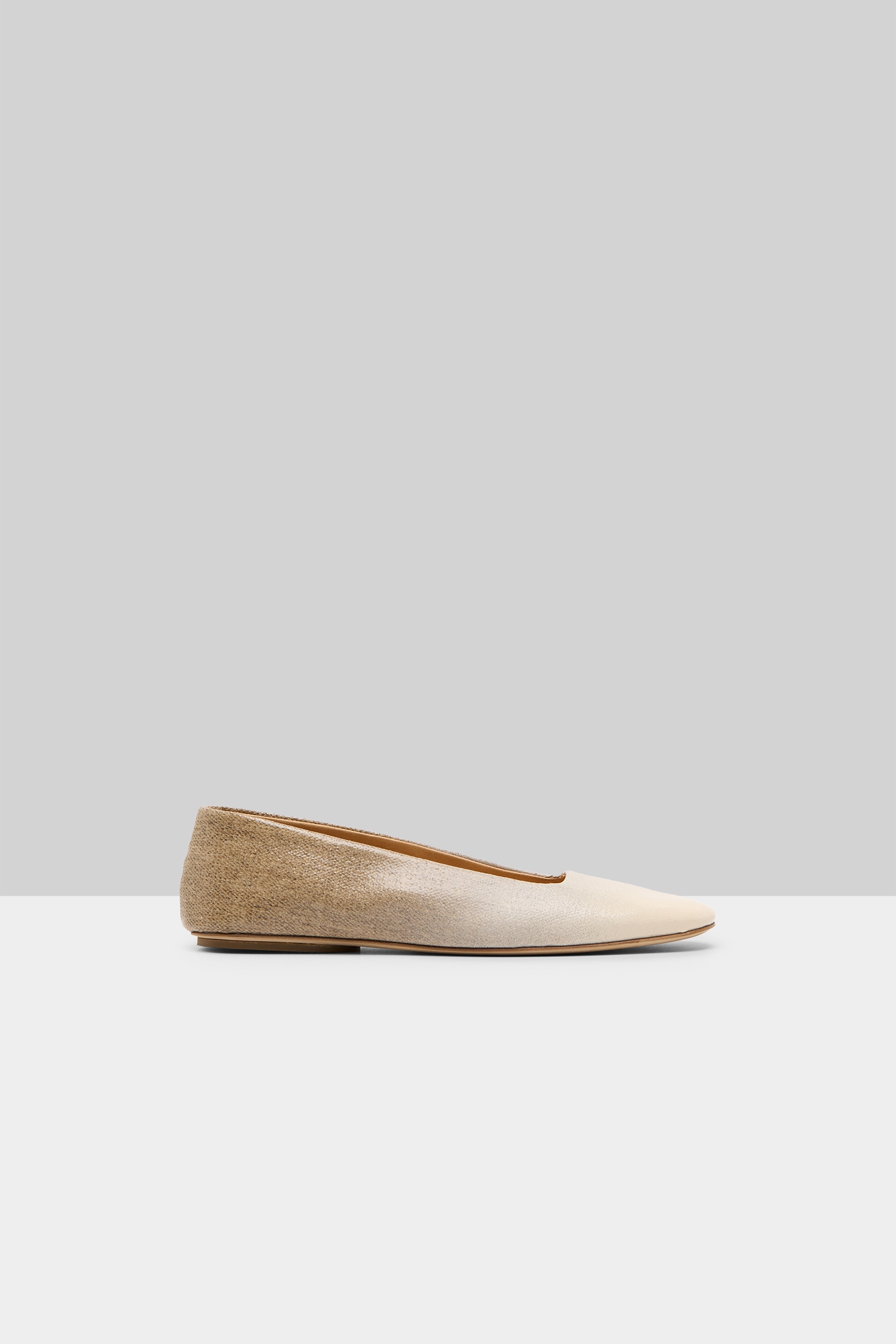 Distesa Ivory-Natural Ballerina Shoes