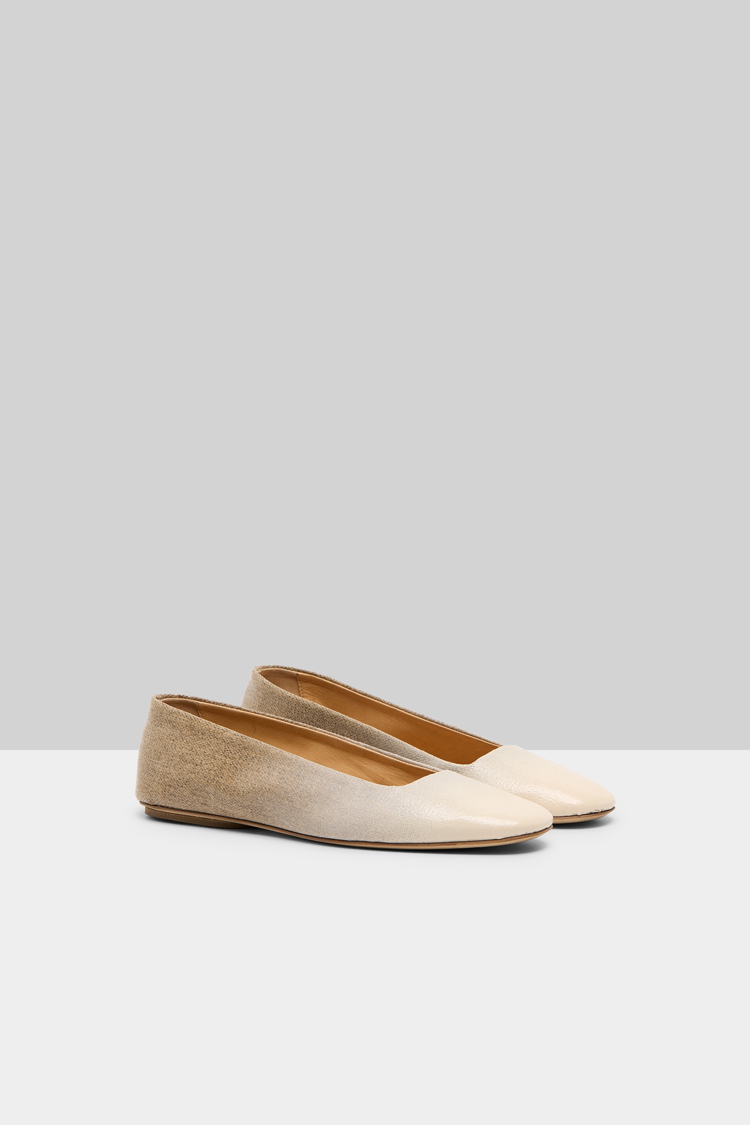 Distesa Ivory-Natural Ballerina Shoes