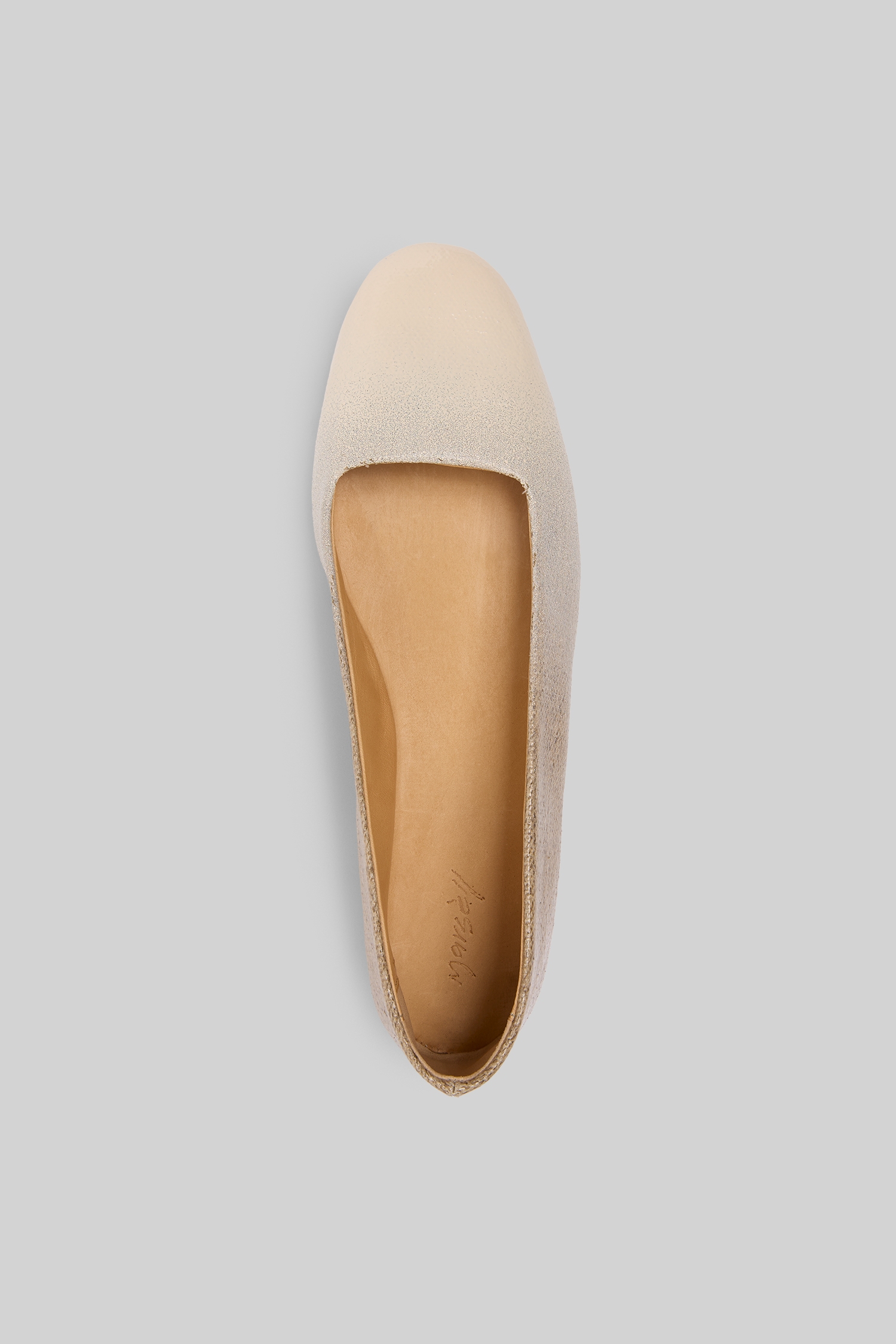 Distesa Ivory-Natural Ballerina Shoes