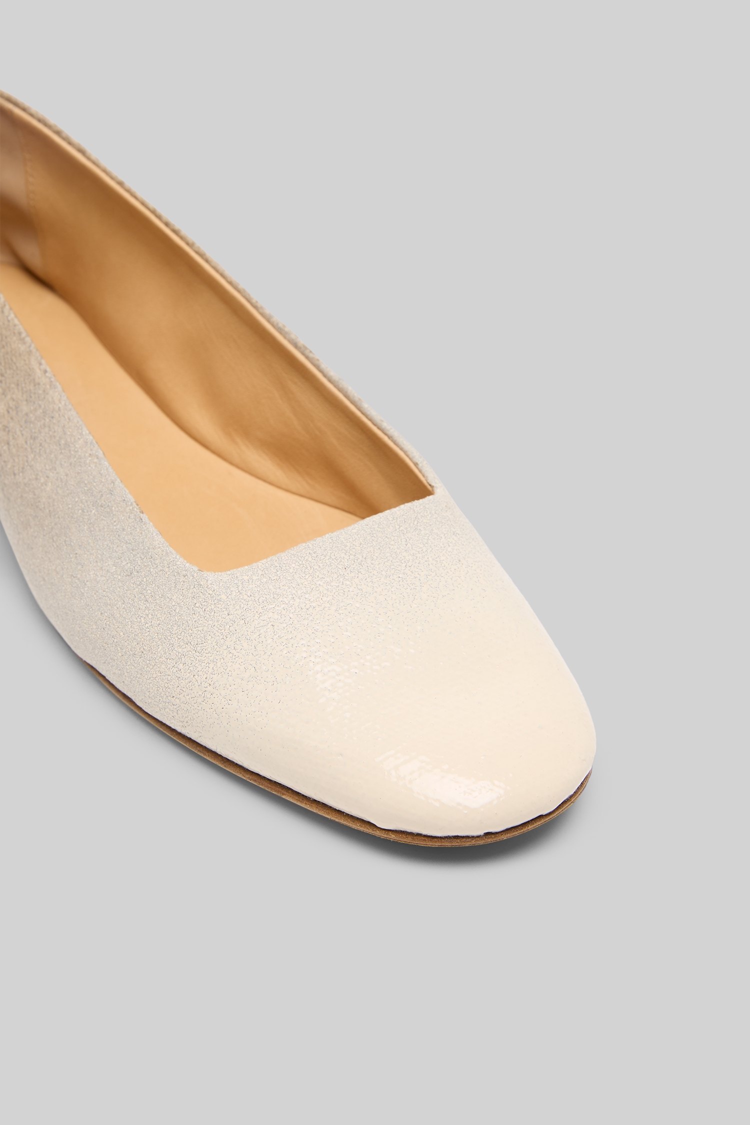 Distesa Ivory-Natural Ballerina Shoes