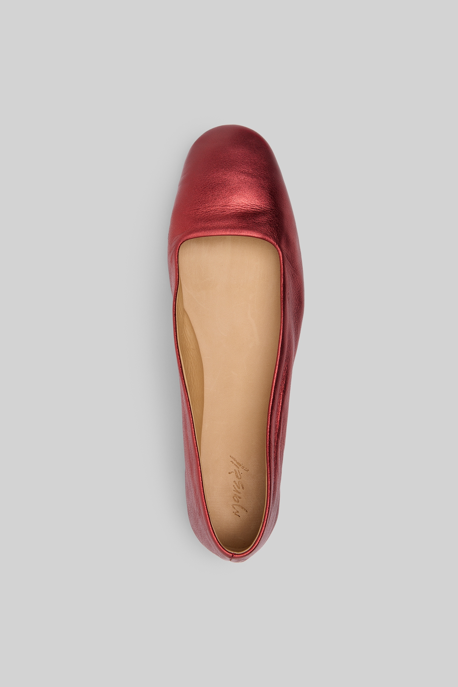 Distesa Red Ballerina Shoes