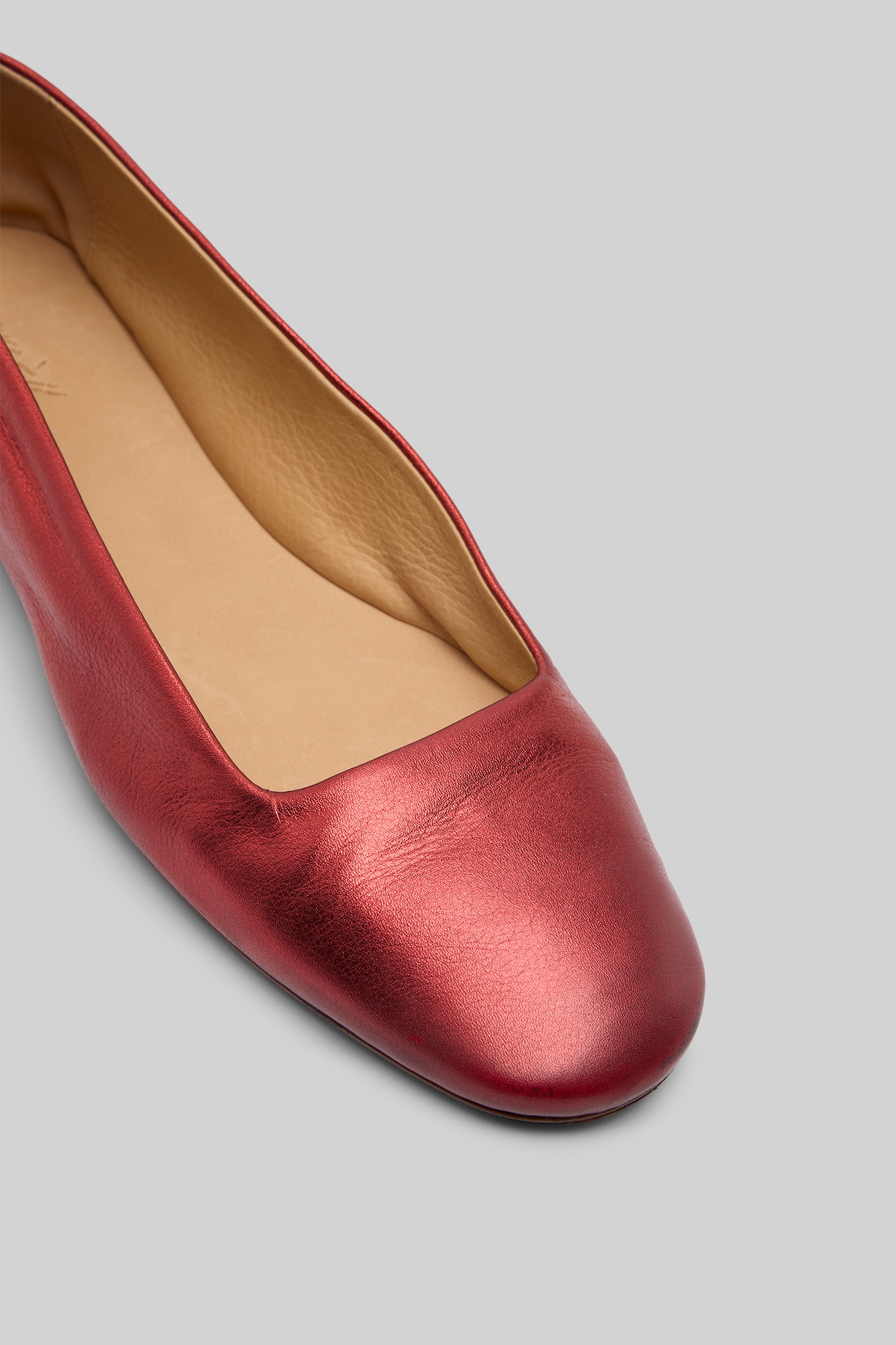 Distesa Red Ballerina Shoes