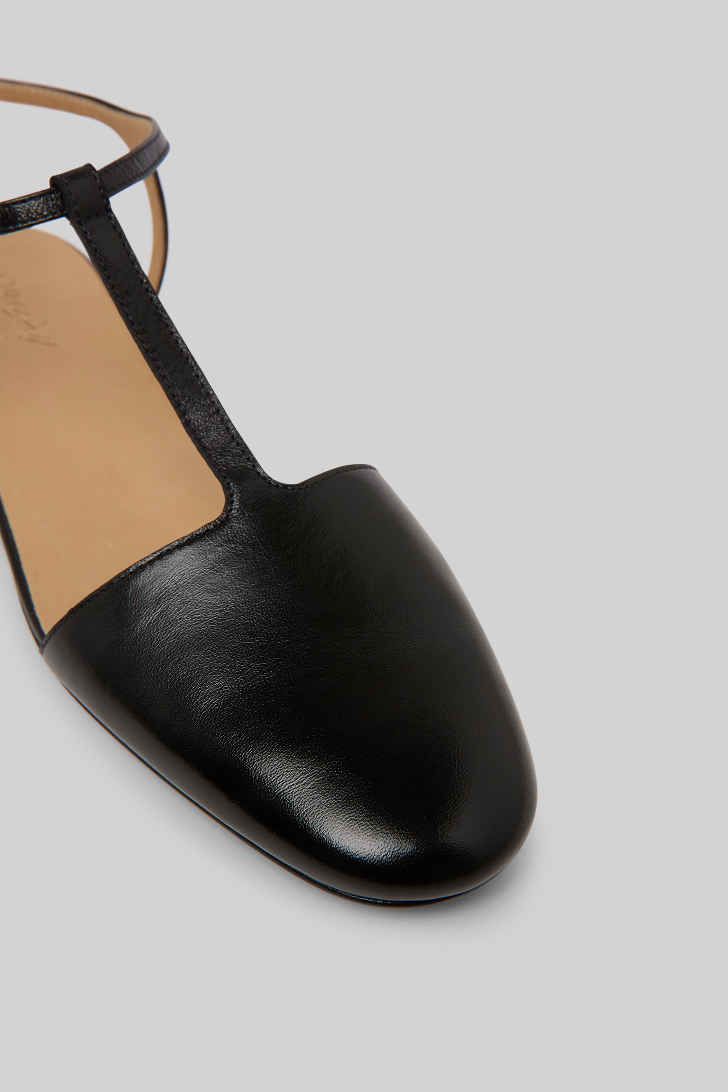 Distesa Black Ballerina Shoes