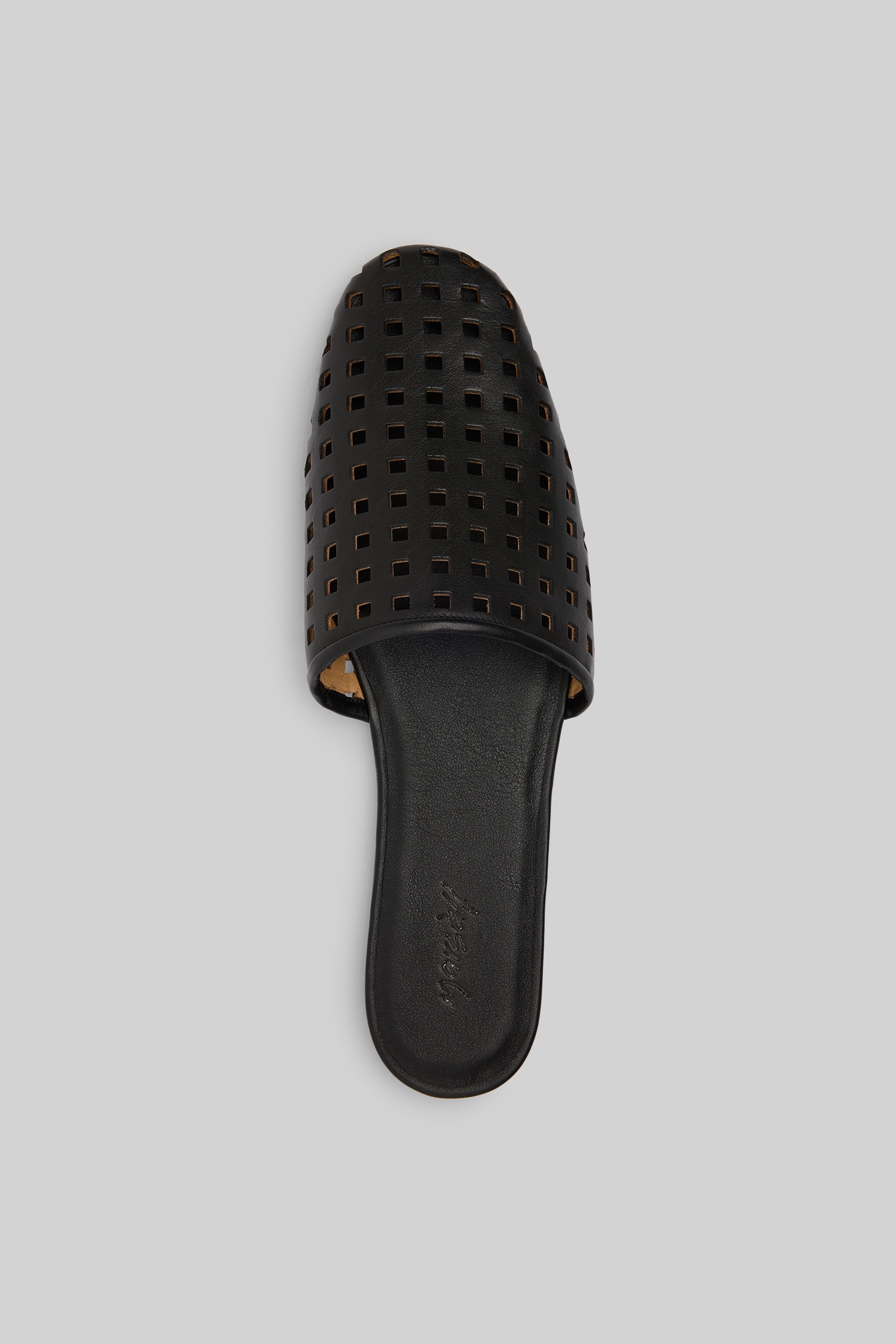 Distesa Forata Black Mule