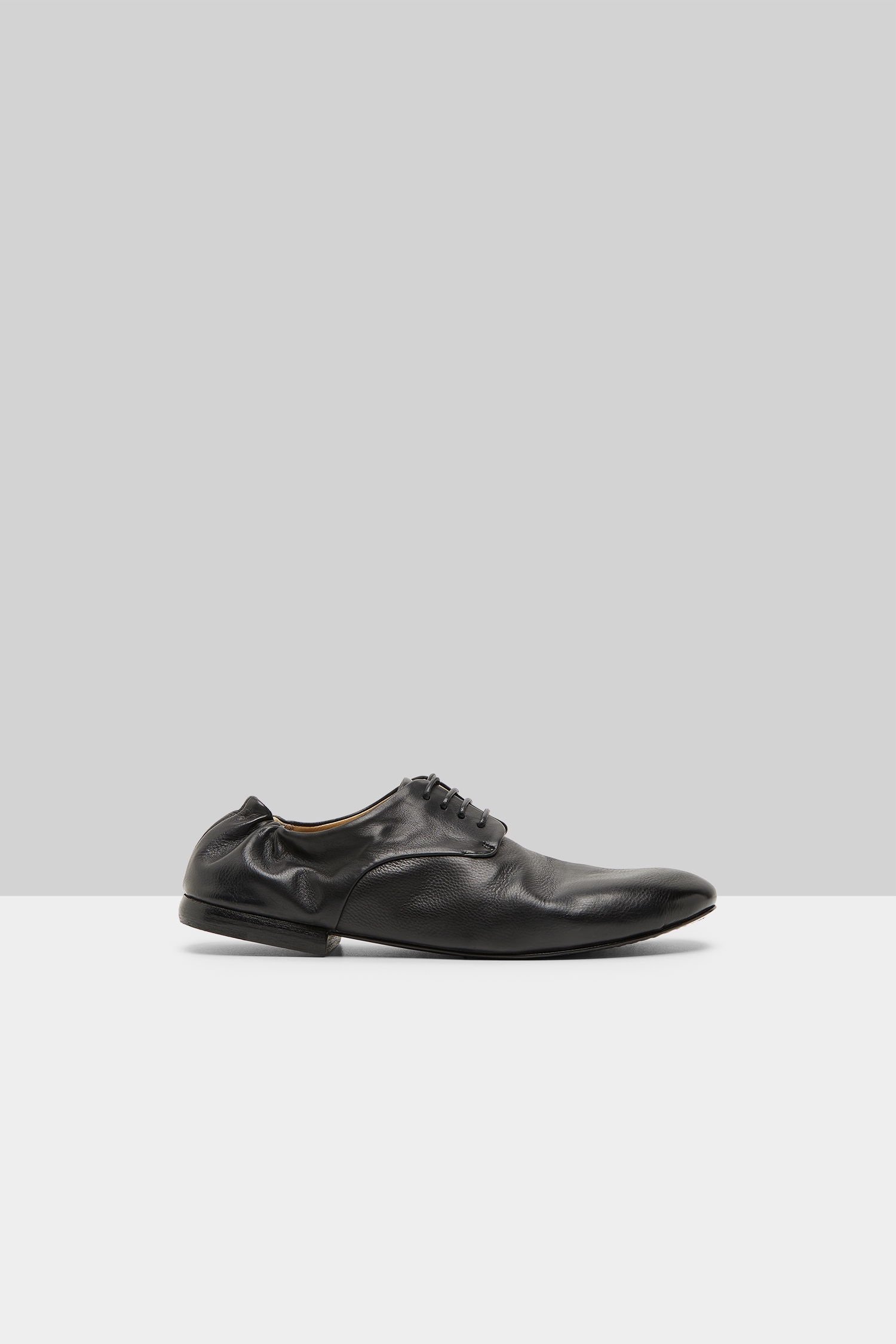 Mandolo Black Derby Shoes