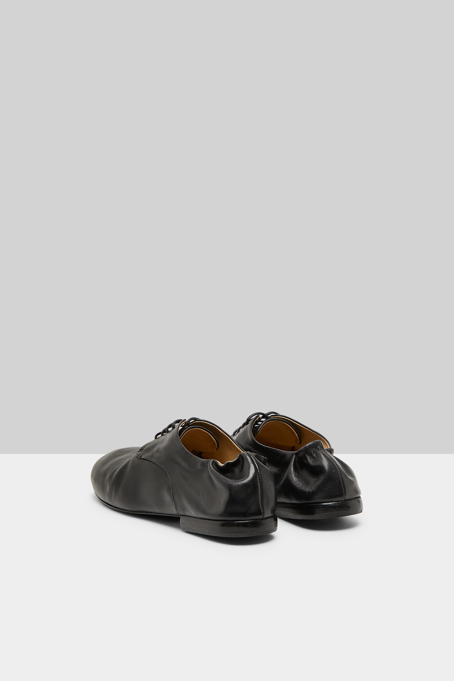 Mandolo Black Derby Shoes
