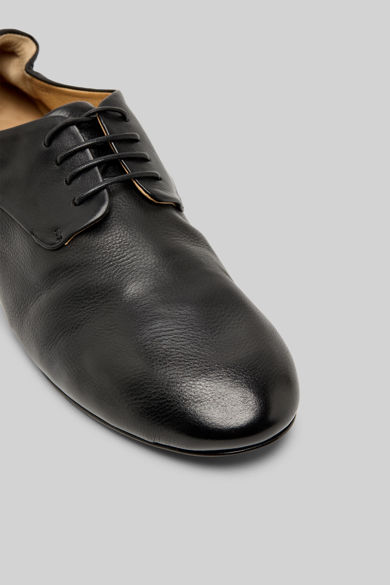 Mandolo Black Derby Shoes