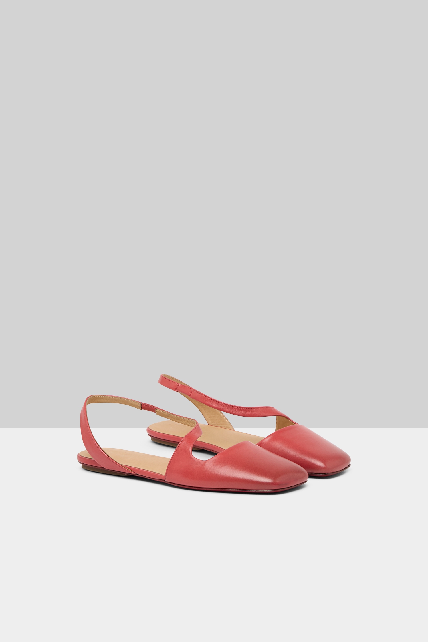Quadrangolo Red Ballerina Shoes