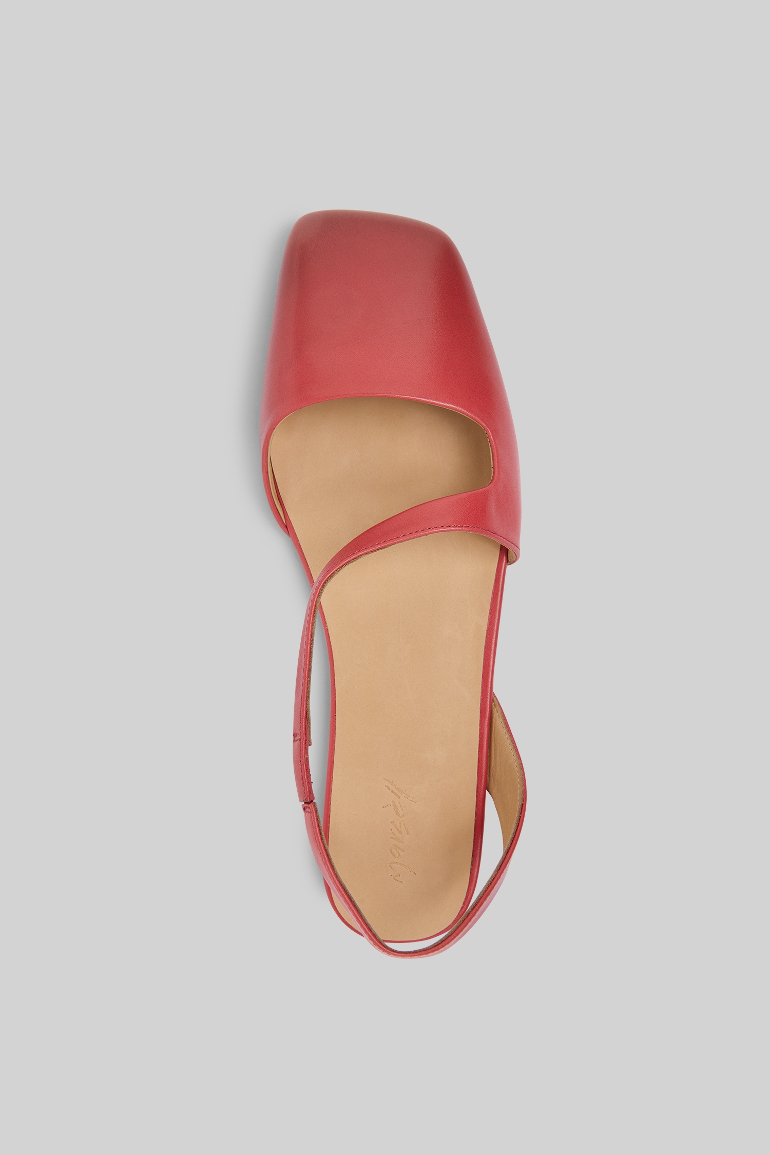 Quadrangolo Red Ballerina Shoes