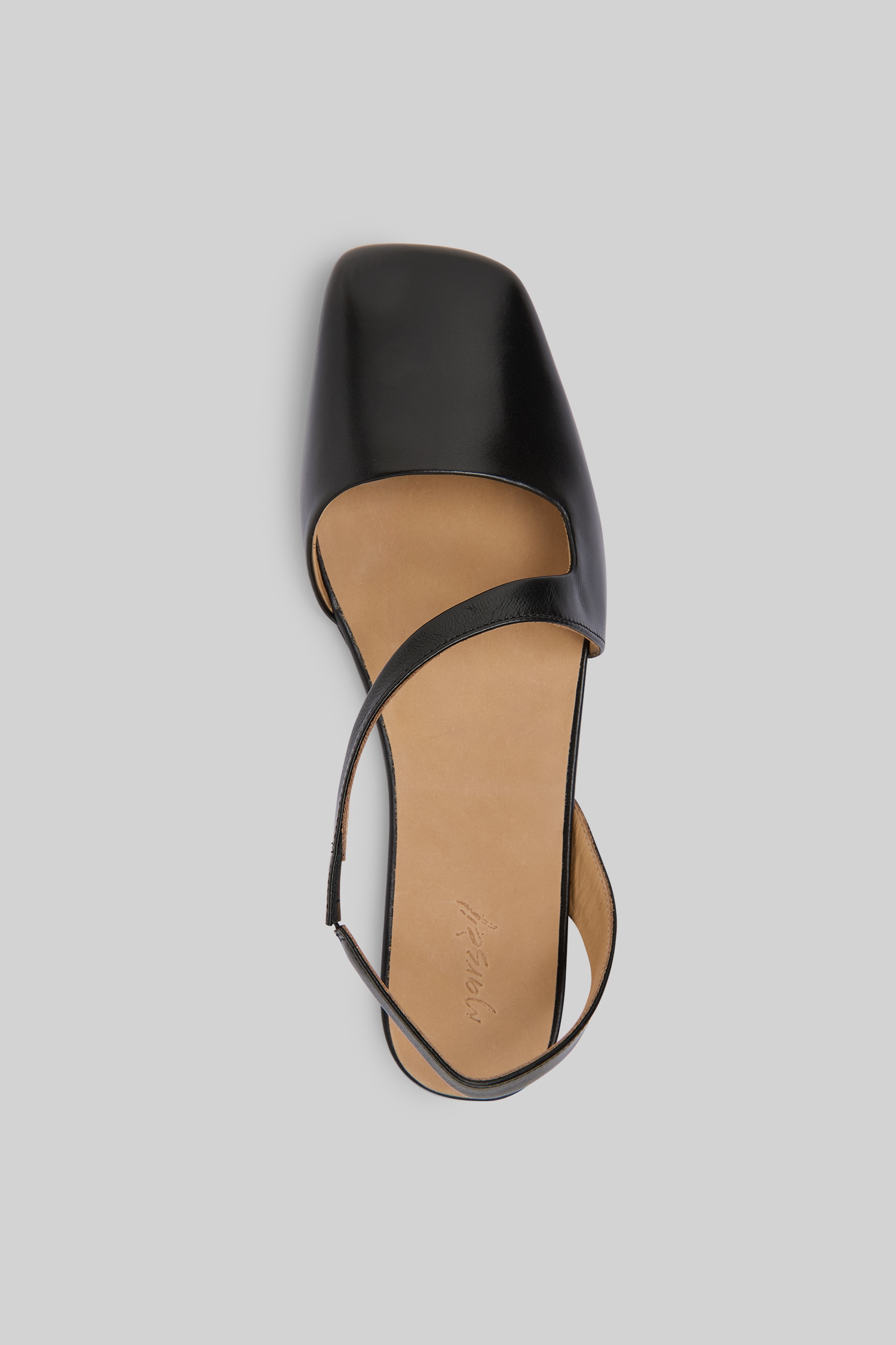 Quadrangolo Black Ballerina Shoes