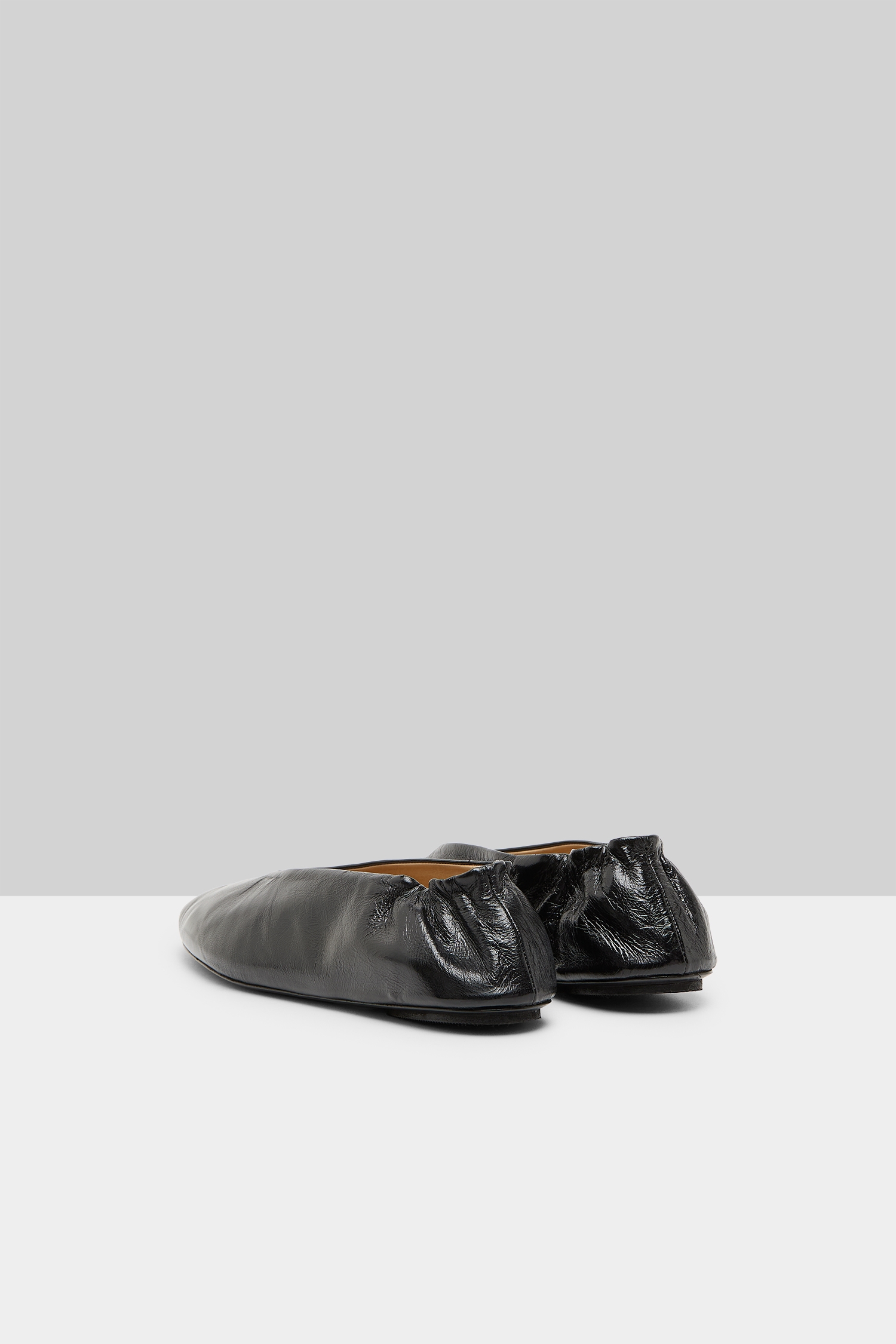 Strascico Black Ballerina Shoes