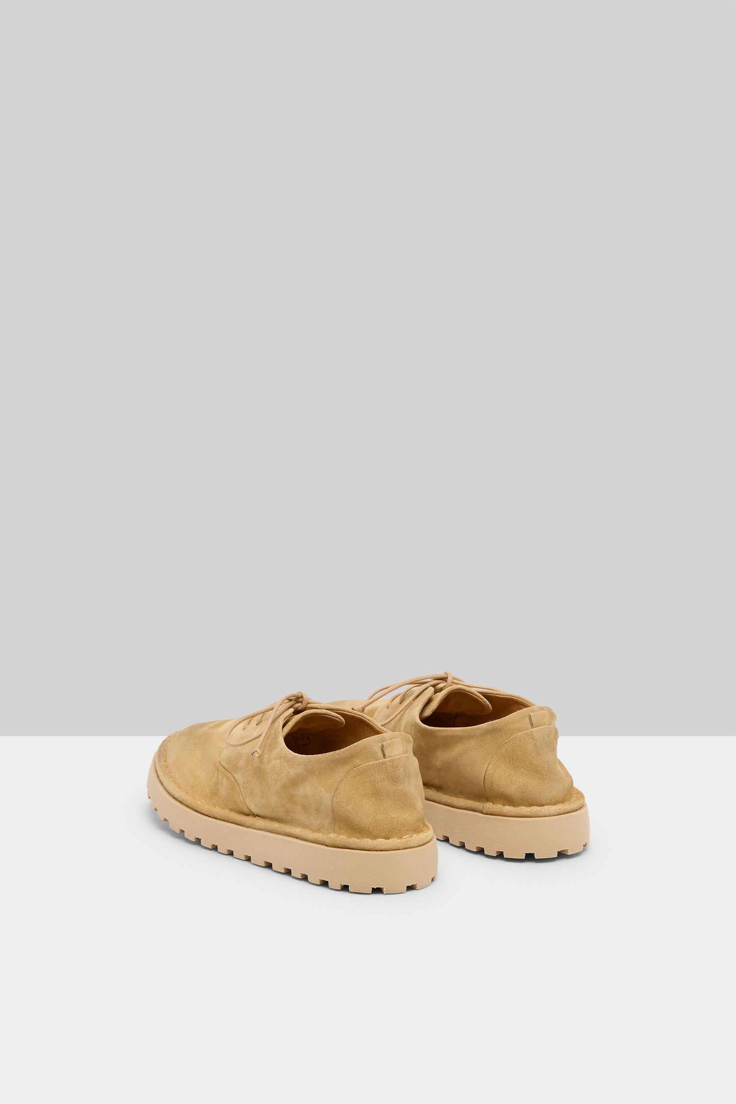 Sancrispa Alta Pomice Biscuit Suede Derby Shoes