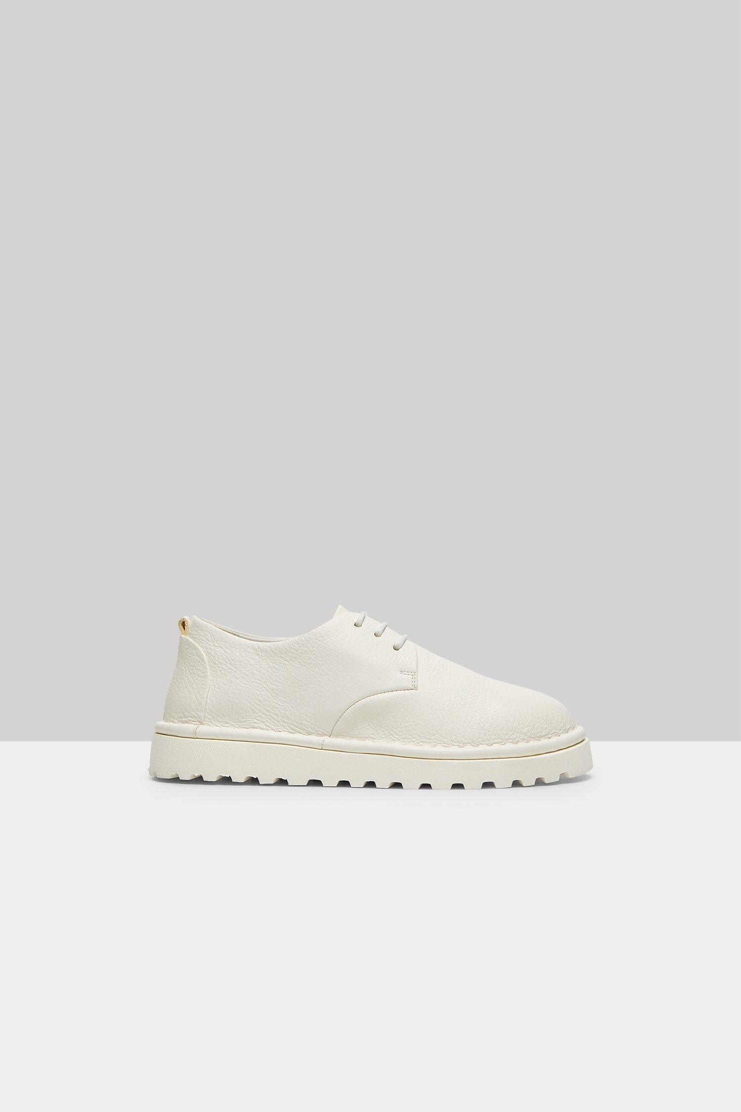 Sancrispa Alta Pomice Optical White Derby Shoes