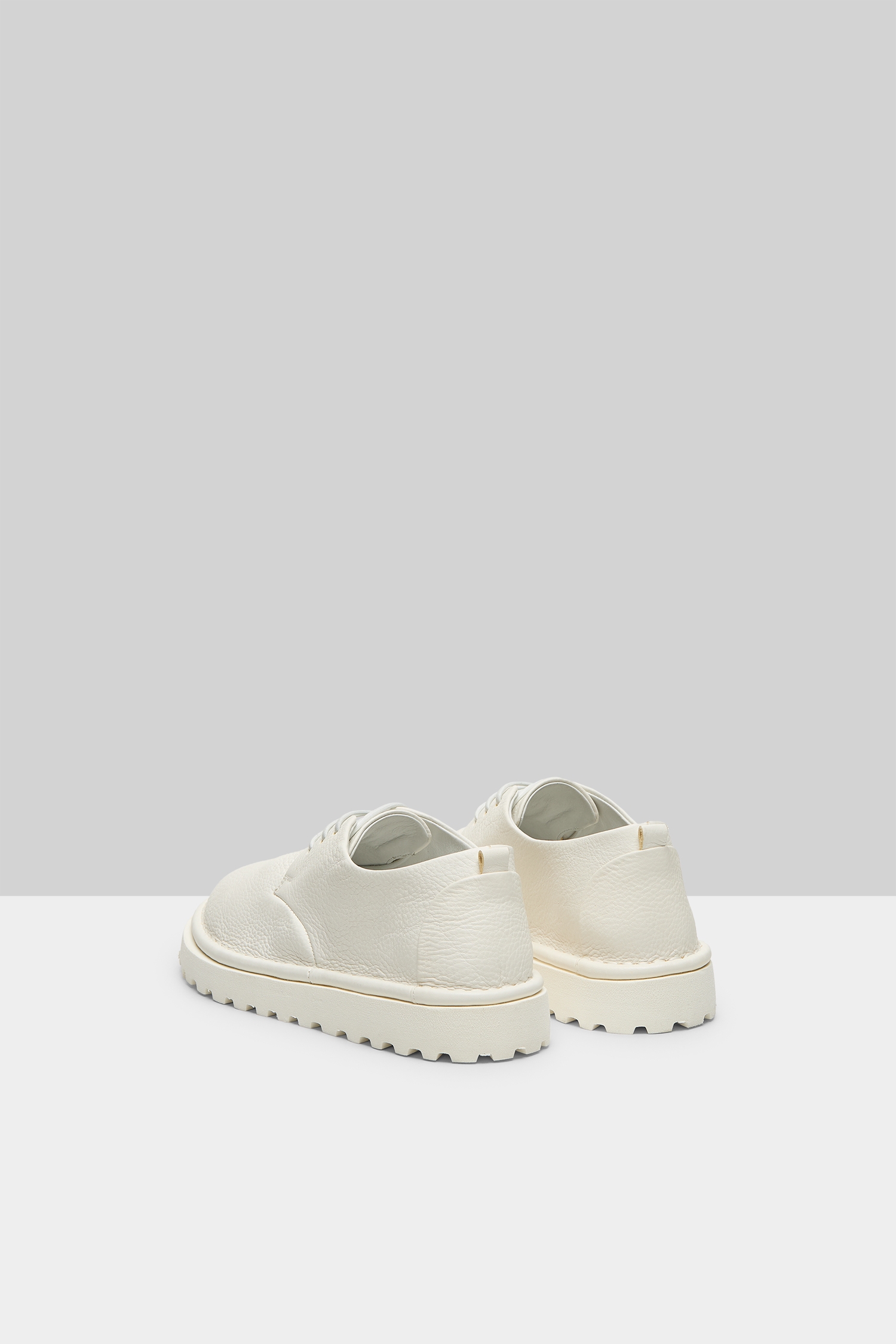 Sancrispa Alta Pomice Optical White Derby Shoes